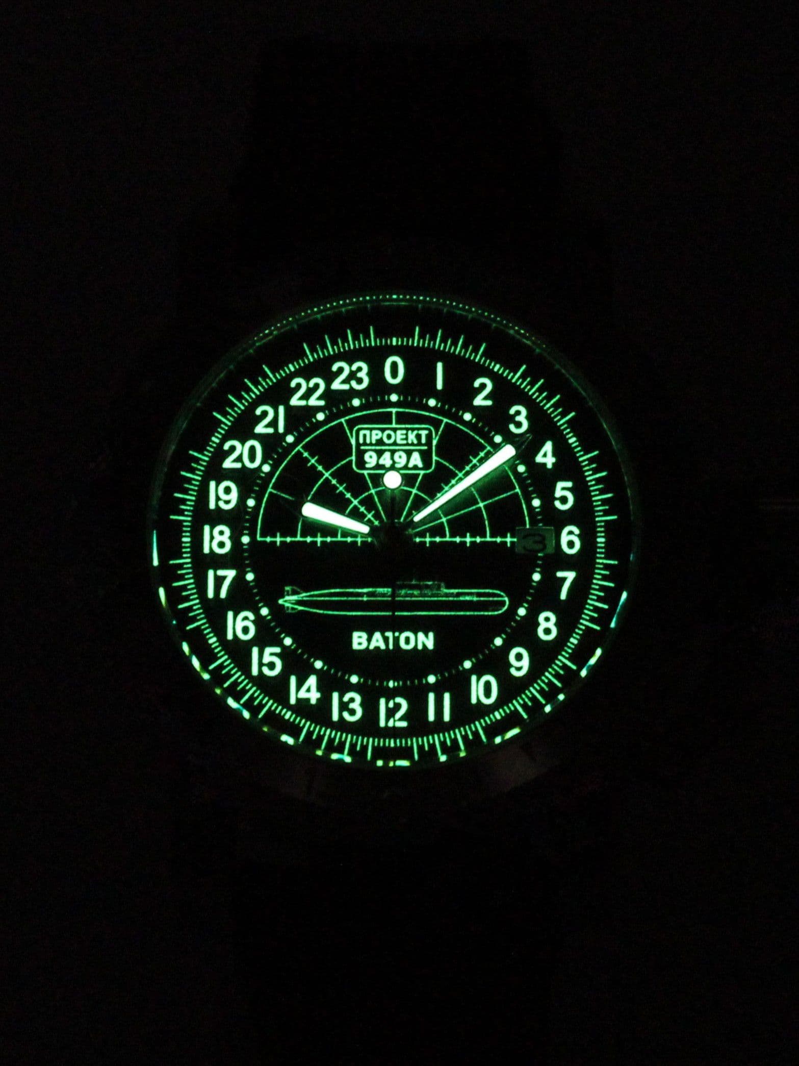 Часы 949А / Baton механические с автоподзаводом (Seiko NH34A) 47.047.2