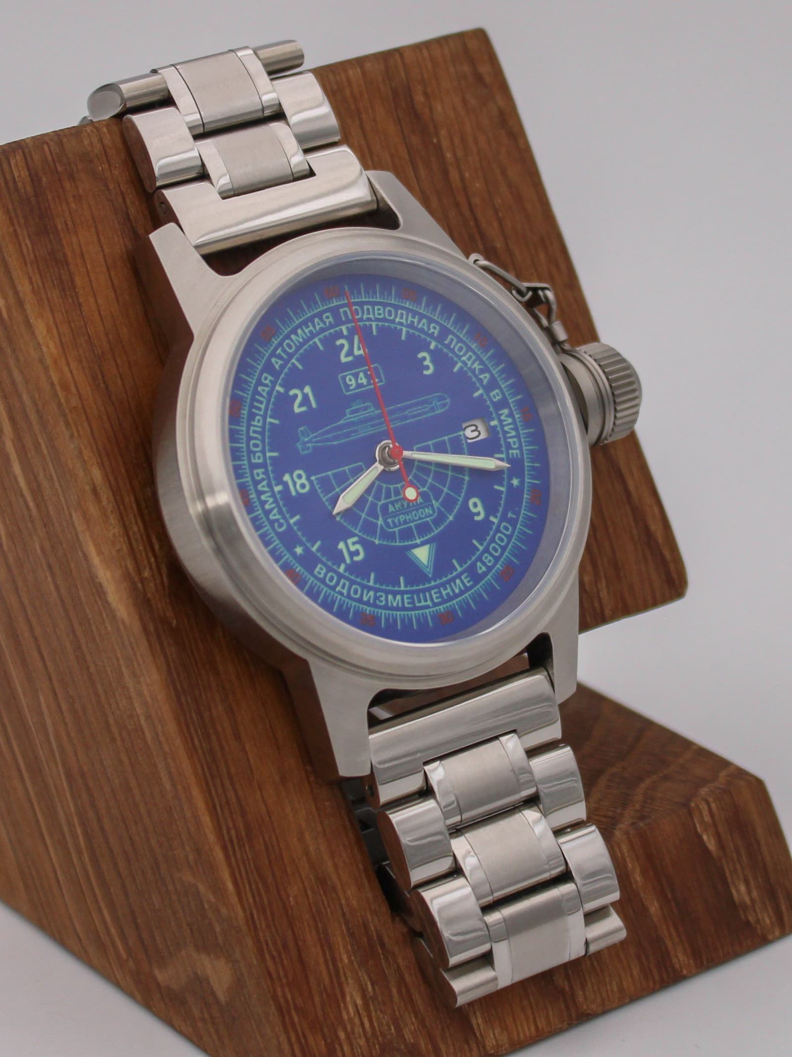 Часы 941 / Акула (Typhoon) механические с автоподзаводом (Seiko NH34A) 45.058.2