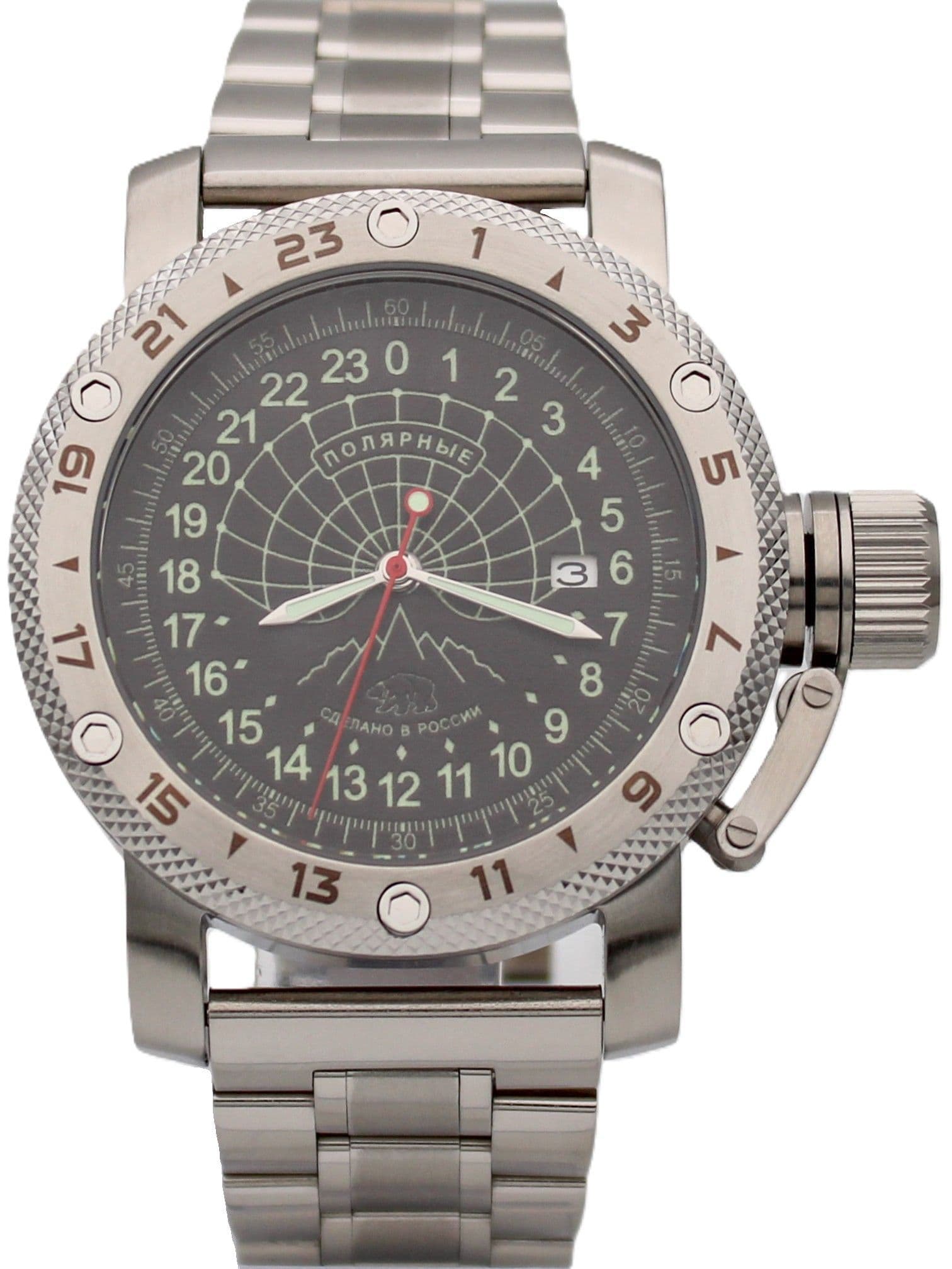 Часы Полярные механические с автоподзаводом (Seiko NH34A) 47.133.2