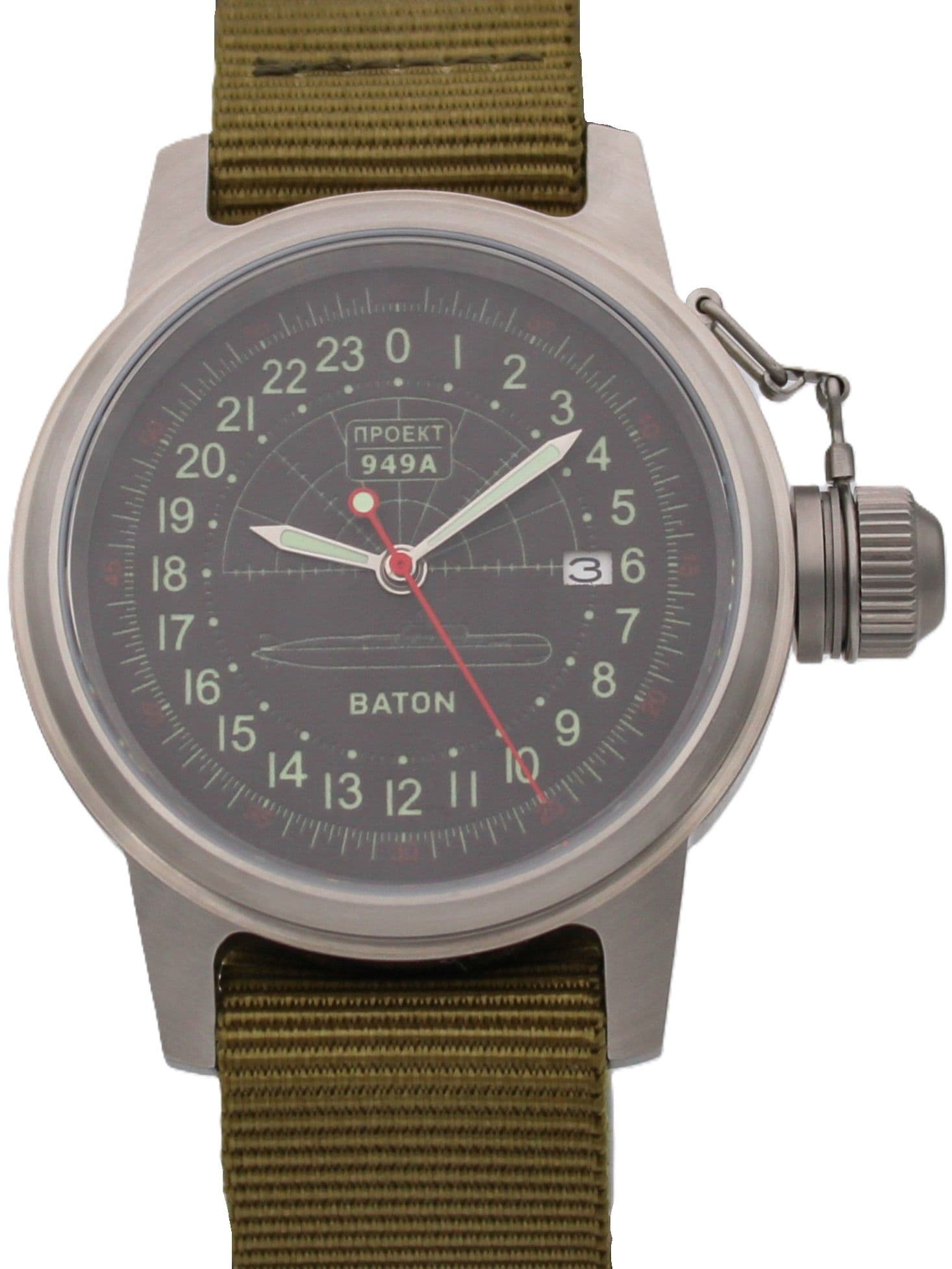Часы 949А / Baton механические с автоподзаводом (Seiko NH34A) 45.047.21