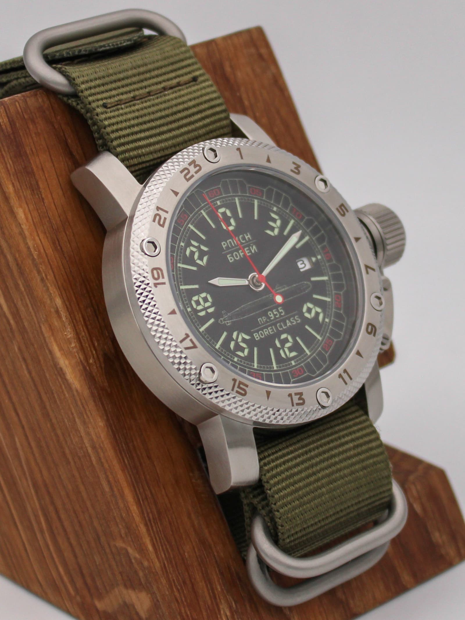 Часы РПКСН 955 Борей (Borei class) механические с автоподзаводом (Seiko NH34A) 47.191.21