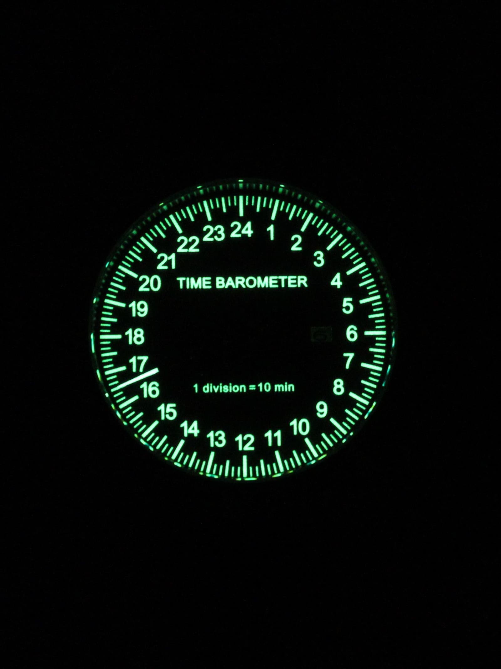 Часы Time Barometer однострелочные механические с автоподзаводом (Seiko NH34A) 52.601.21