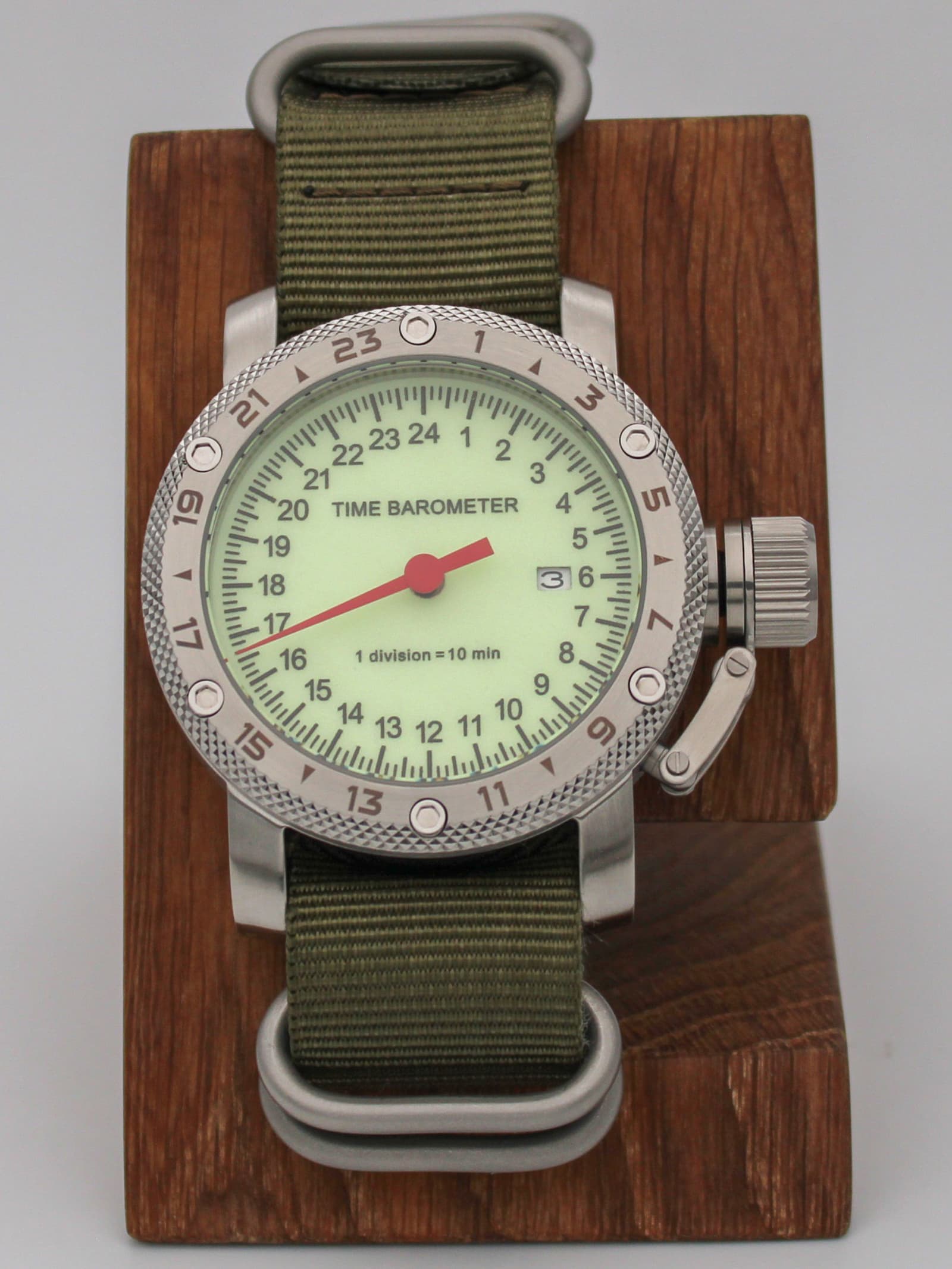 Часы Time Barometer однострелочные механические с автоподзаводом (Seiko NH34A) 47.600.21