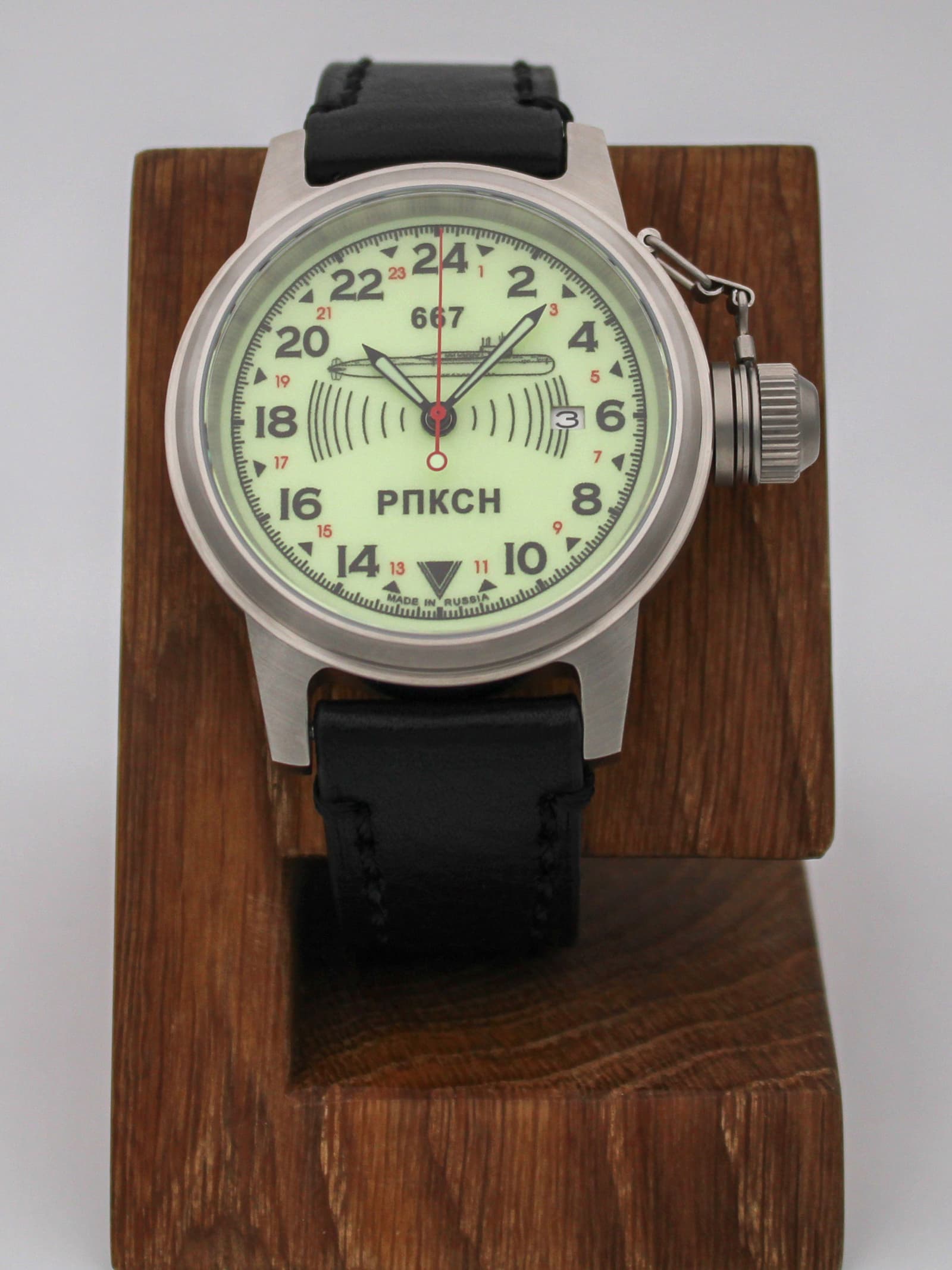 Часы 667 РПКСН механические с автоподзаводом (Seiko NH34A) 45.038.01