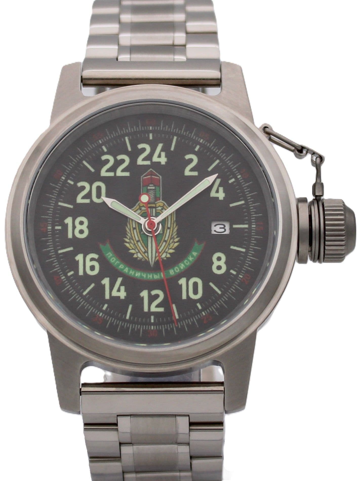 Часы Погранвойска механические с автоподзаводом (Seiko NH34A) 45.174.2