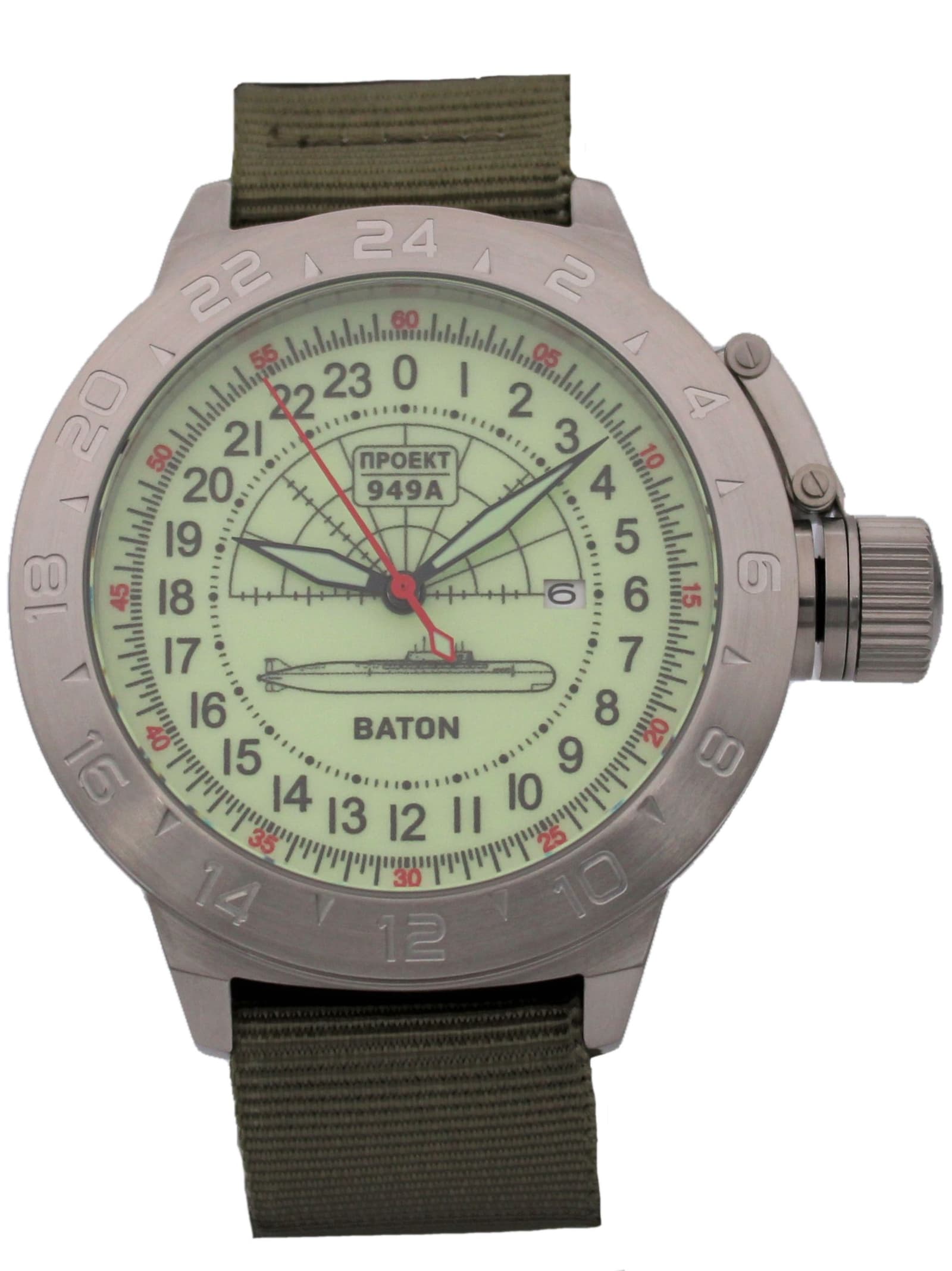 Часы 949А / Baton механические с автоподзаводом (Seiko NH34A) 52.046.21