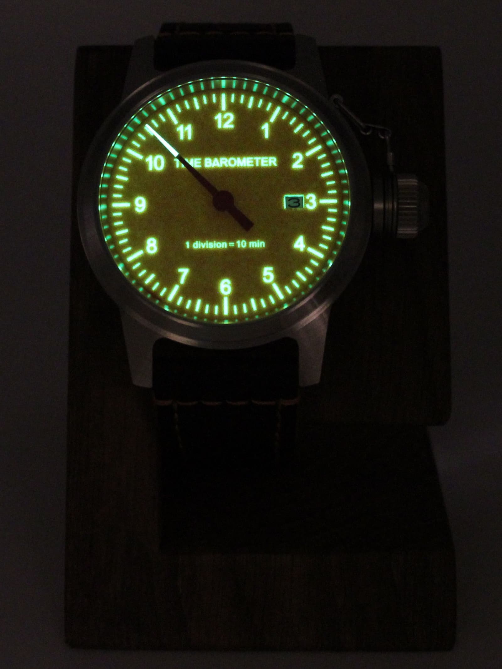 Часы Time Barometer однострелочные механические с автоподзаводом (Seiko NH35A) 45.170.015
