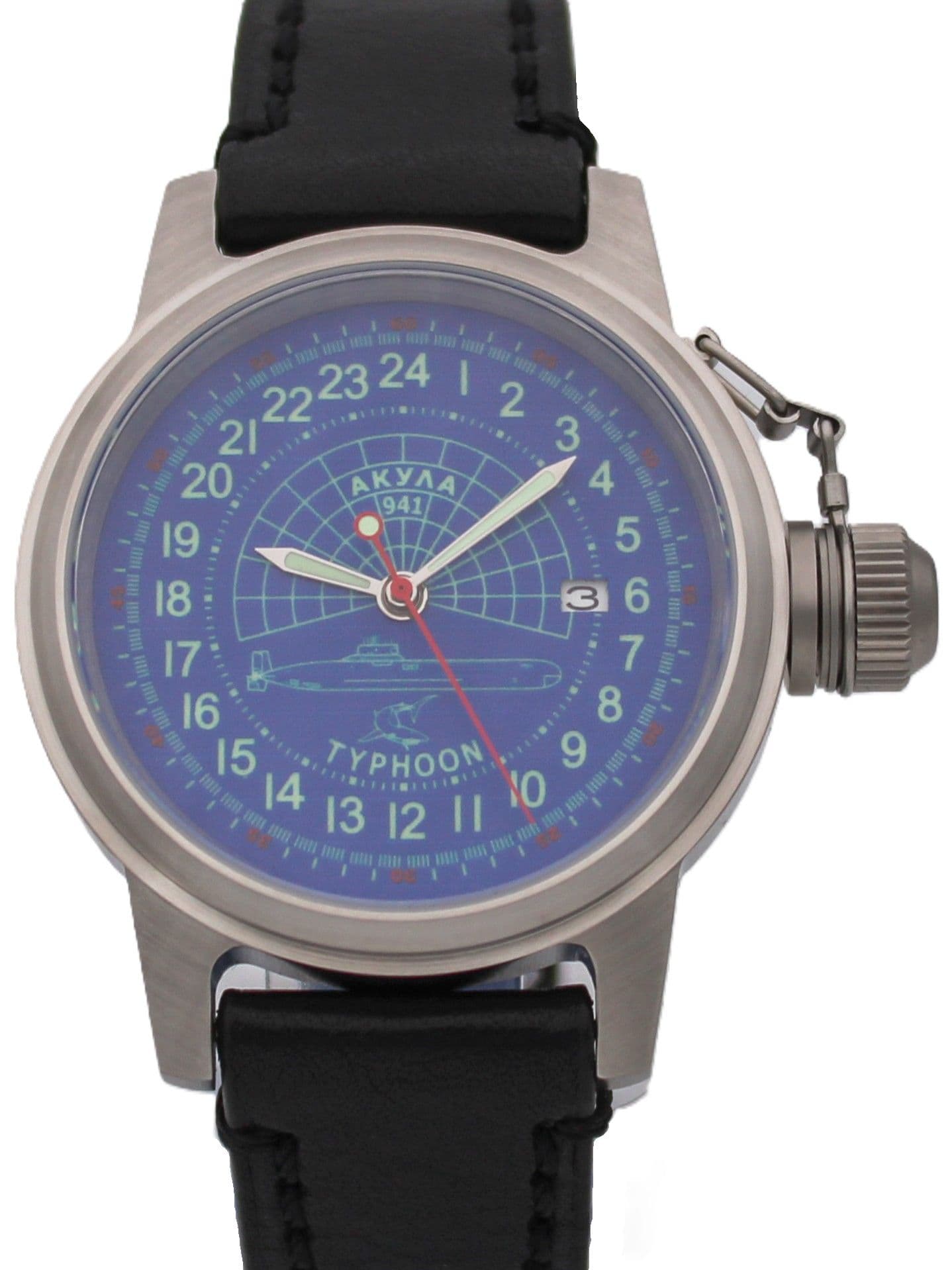 Часы 941 / Акула (Typhoon) механические с автоподзаводом (Seiko NH34A) 45.146.01