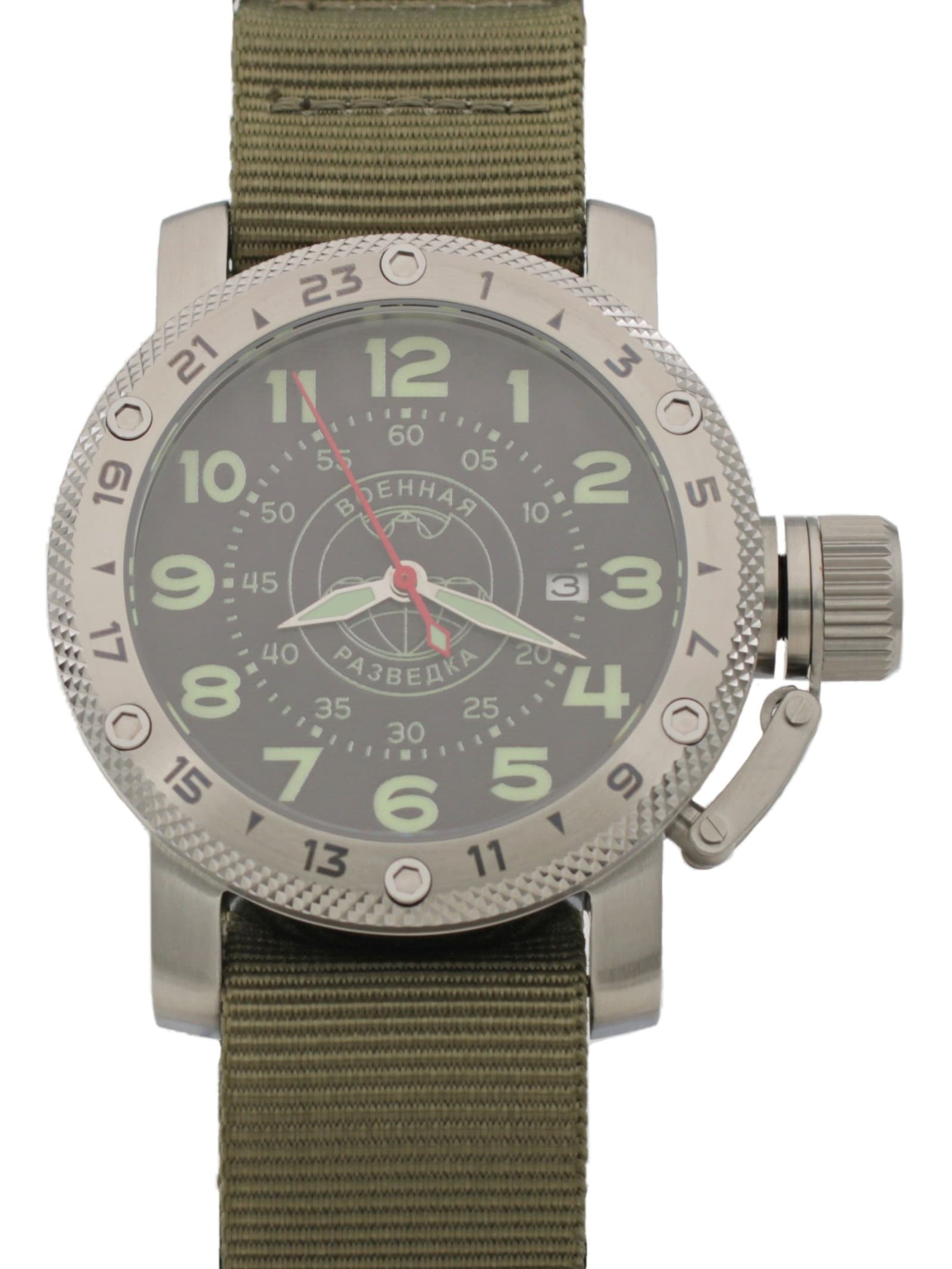 Часы Военная разведка механические с автоподзаводом (Seiko NH35A) 47.169.21