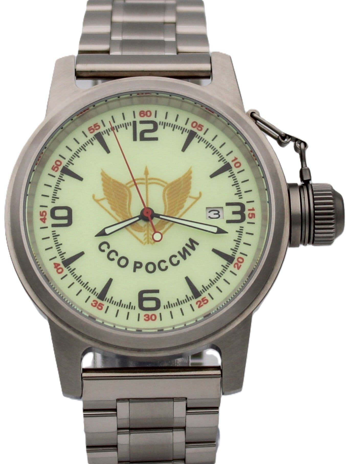 Часы ССО России механические с автоподзаводом (Seiko NH35A) 45.280.2