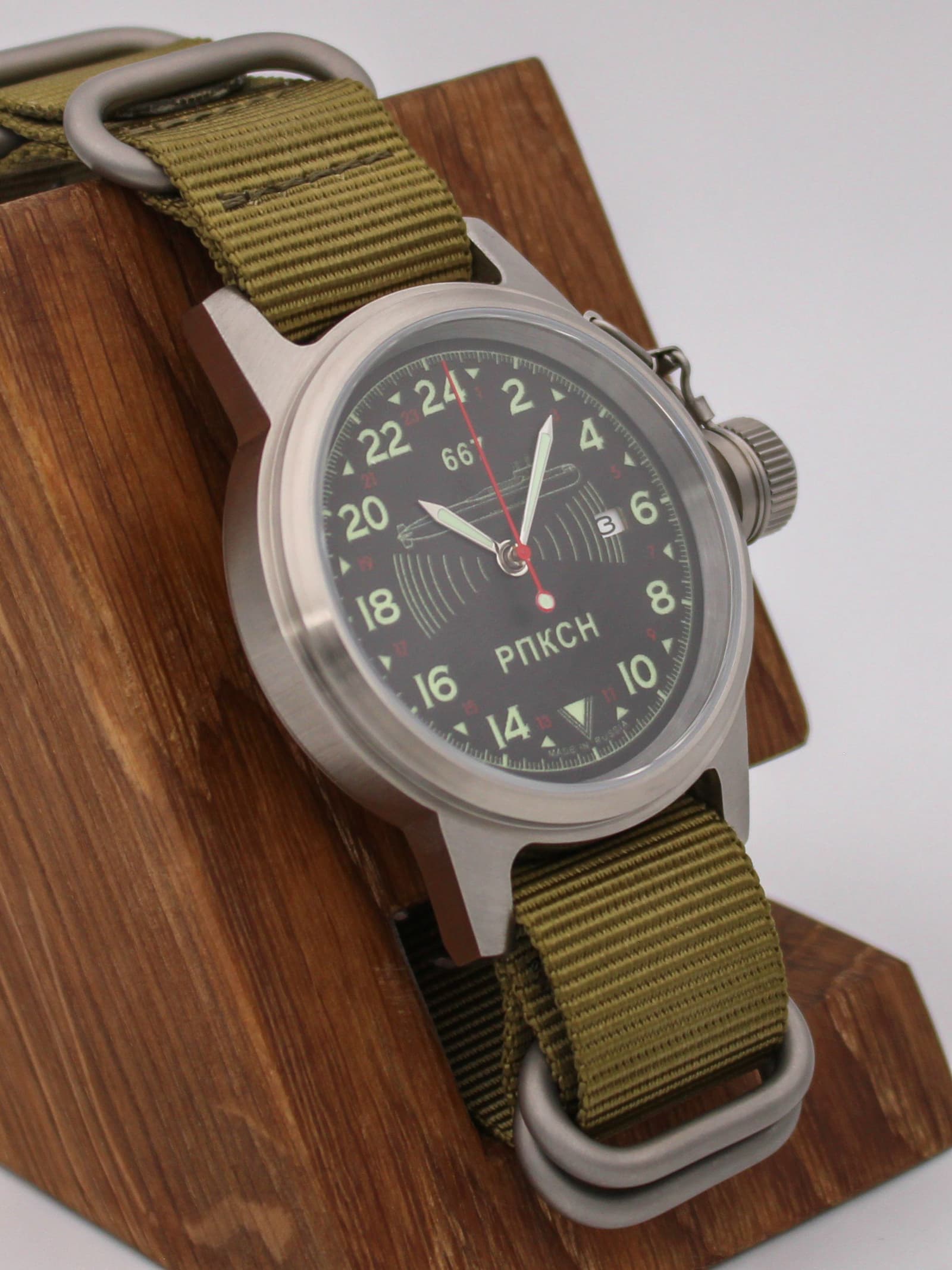 Часы 667 РПКСН механические с автоподзаводом (Seiko NH34A) 45.039.21