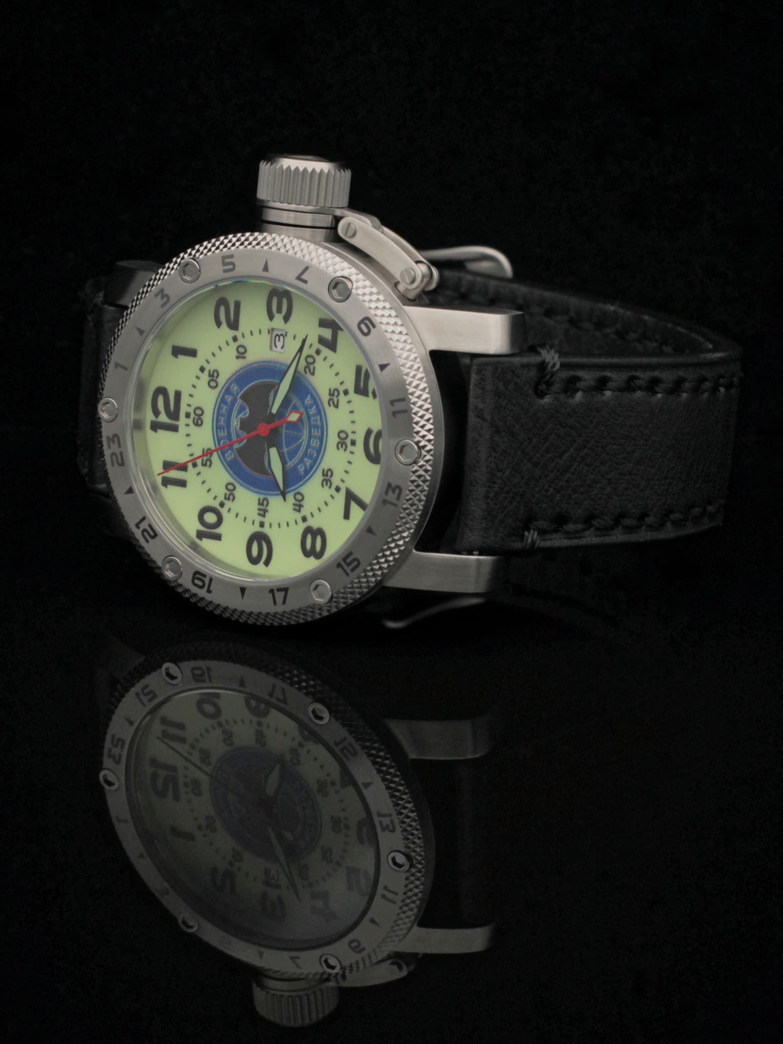Часы Военная разведка механические с автоподзаводом (Seiko NH35A) 47.168.01
