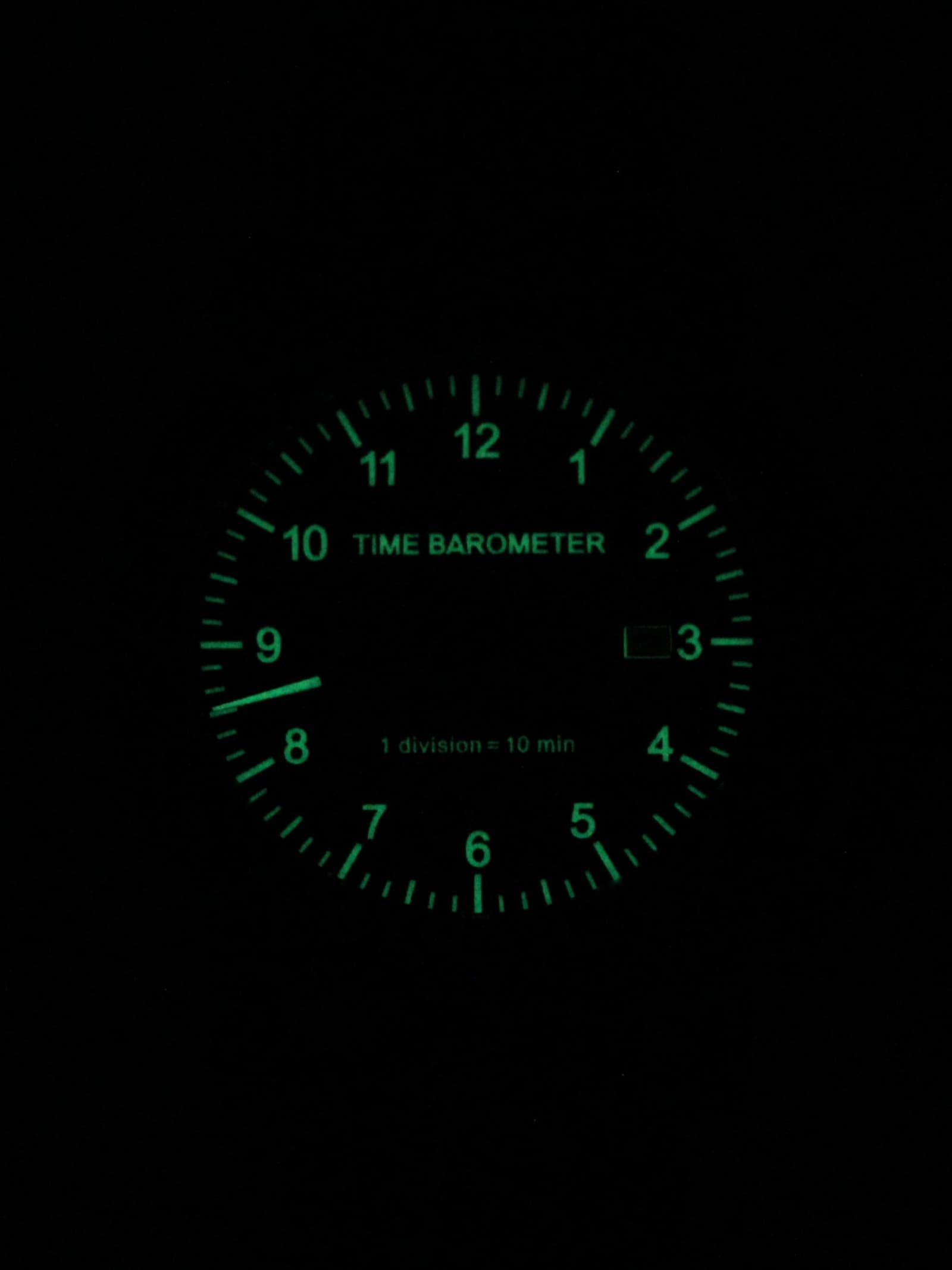Часы Time Barometer однострелочные механические с автоподзаводом (Seiko NH35A) 147.177.01