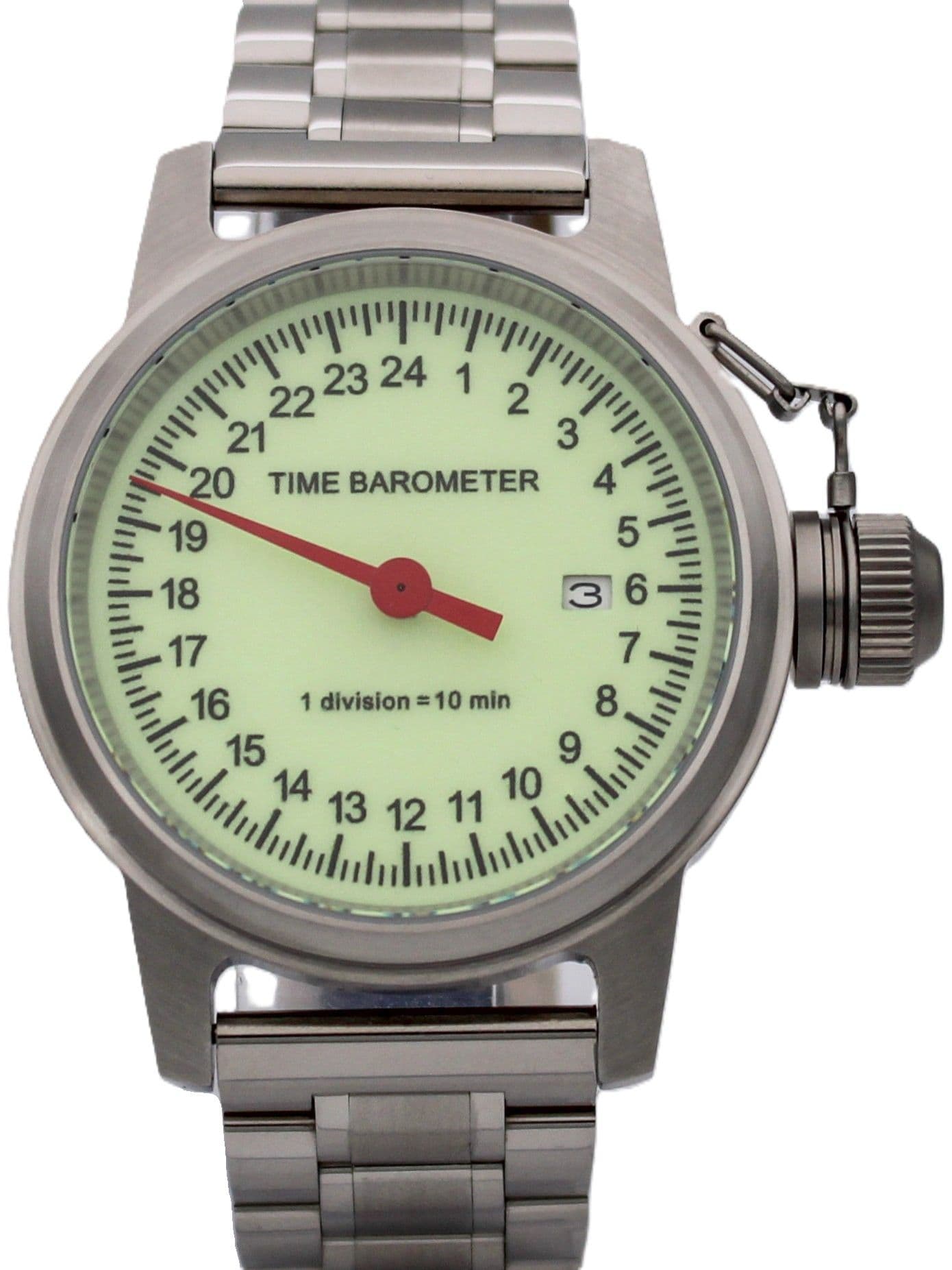 Часы Time Barometer однострелочные механические с автоподзаводом (Seiko NH34A) 45.600.2