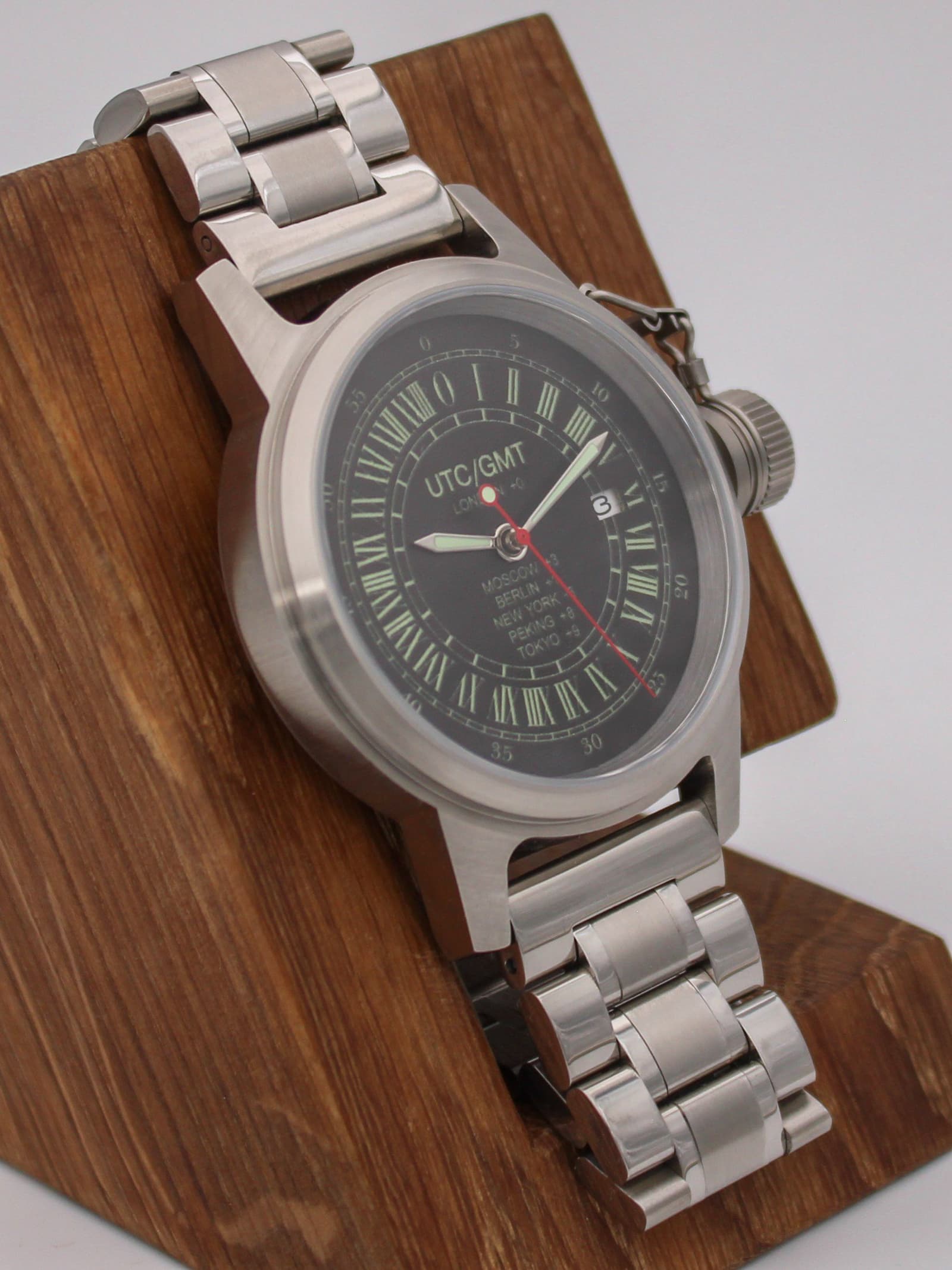 Часы Полярные UTC / GMT с автоподзаводом (Seiko NH34A) 45.230.2