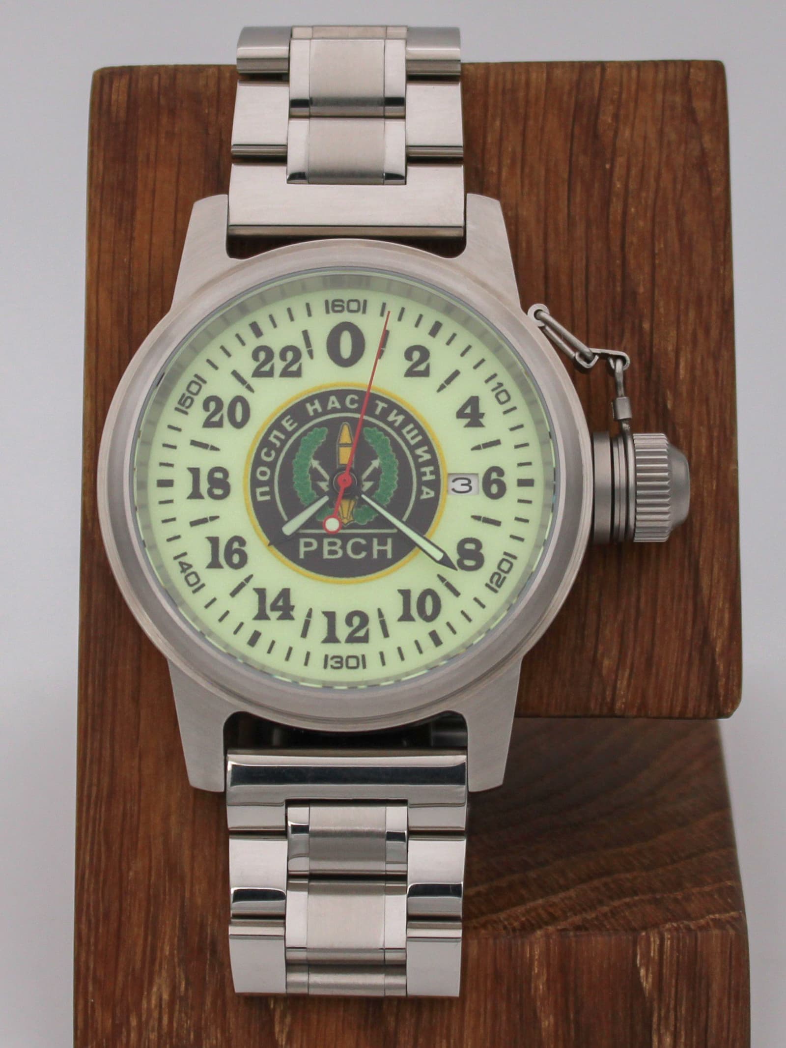 Часы РВСН механические с автоподзаводом (Seiko NH34A) 45.160.2