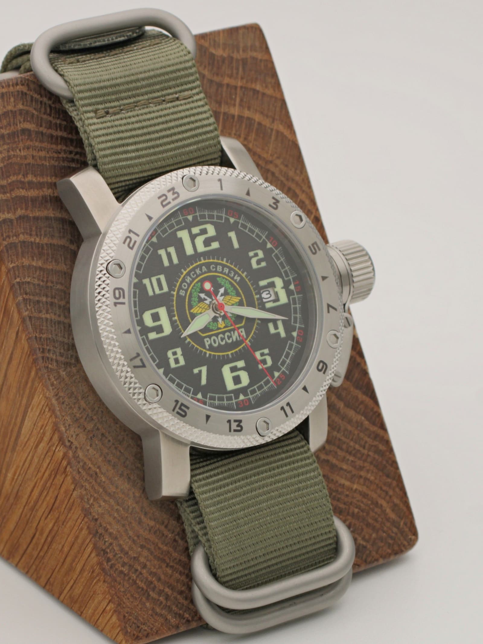 Часы Войска связи механические с автоподзаводом (Seiko NH35A) 47.197.21