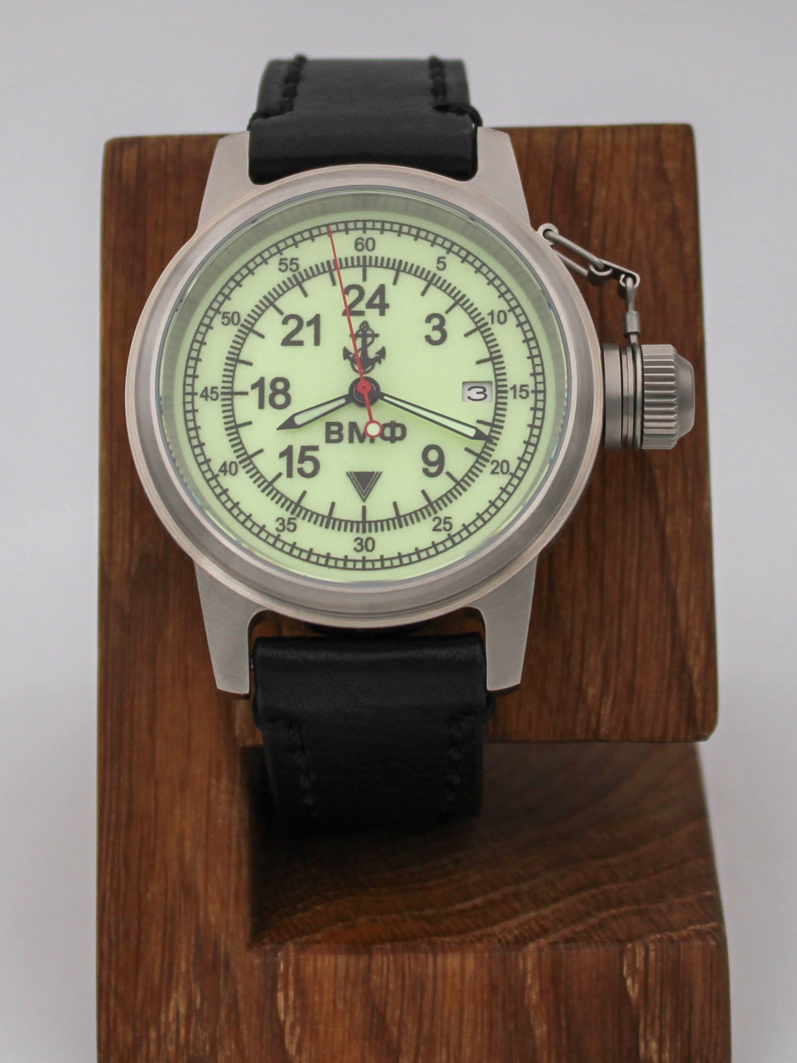Часы ВМФ механические с автоподзаводом (Seiko NH34A) 45.030.01