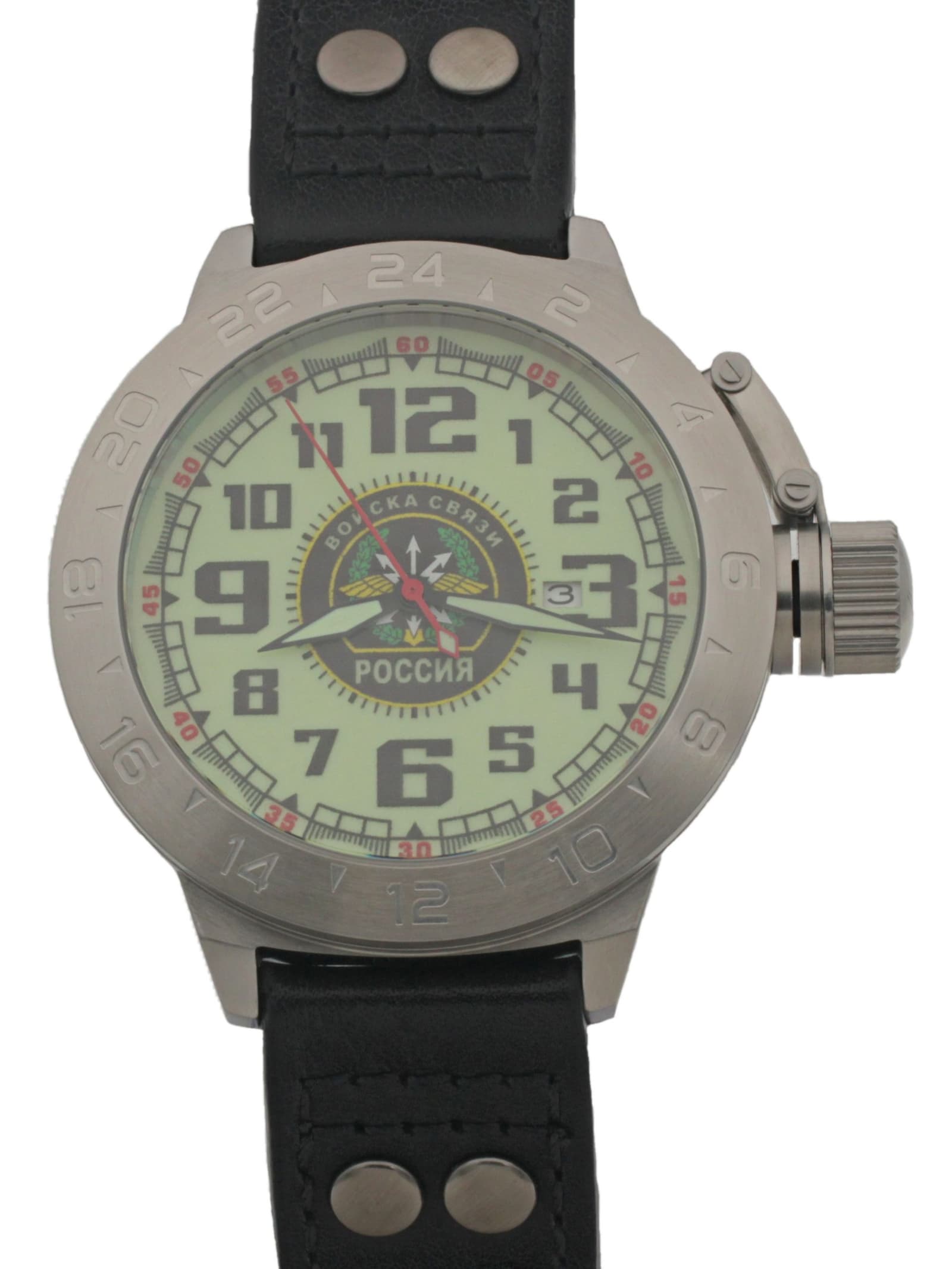 Часы Войска связи механические с автоподзаводом (Seiko NH35A) 52.196.01