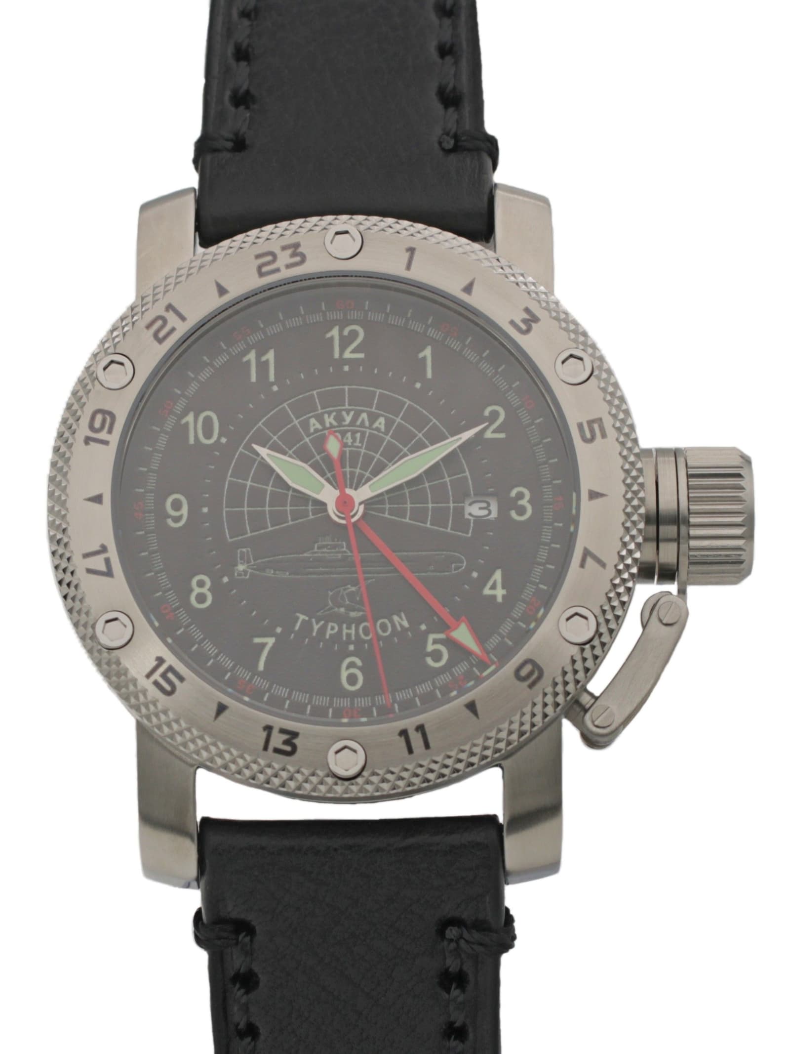 Часы 941 / Акула (Typhoon) механические с автоподзаводом (Seiko NH34A) 47.343.01