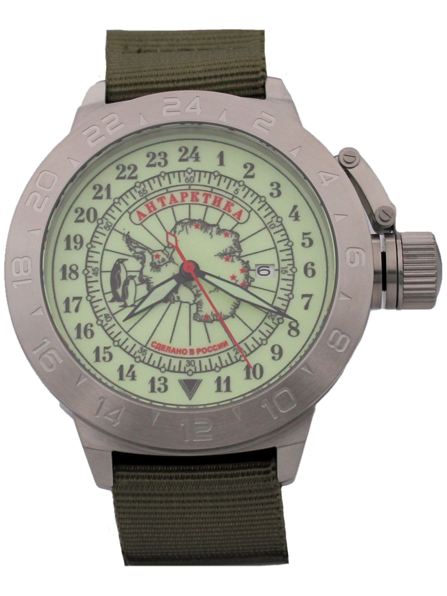 Часы Полярные / Антарктика механические с автоподзаводом (Seiko NH34A) 52.140.21