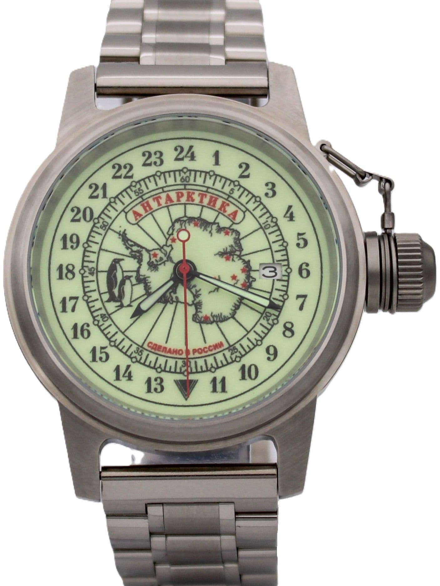 Часы Полярные / Антарктика механические с автоподзаводом (Seiko NH34A) 45.140.2