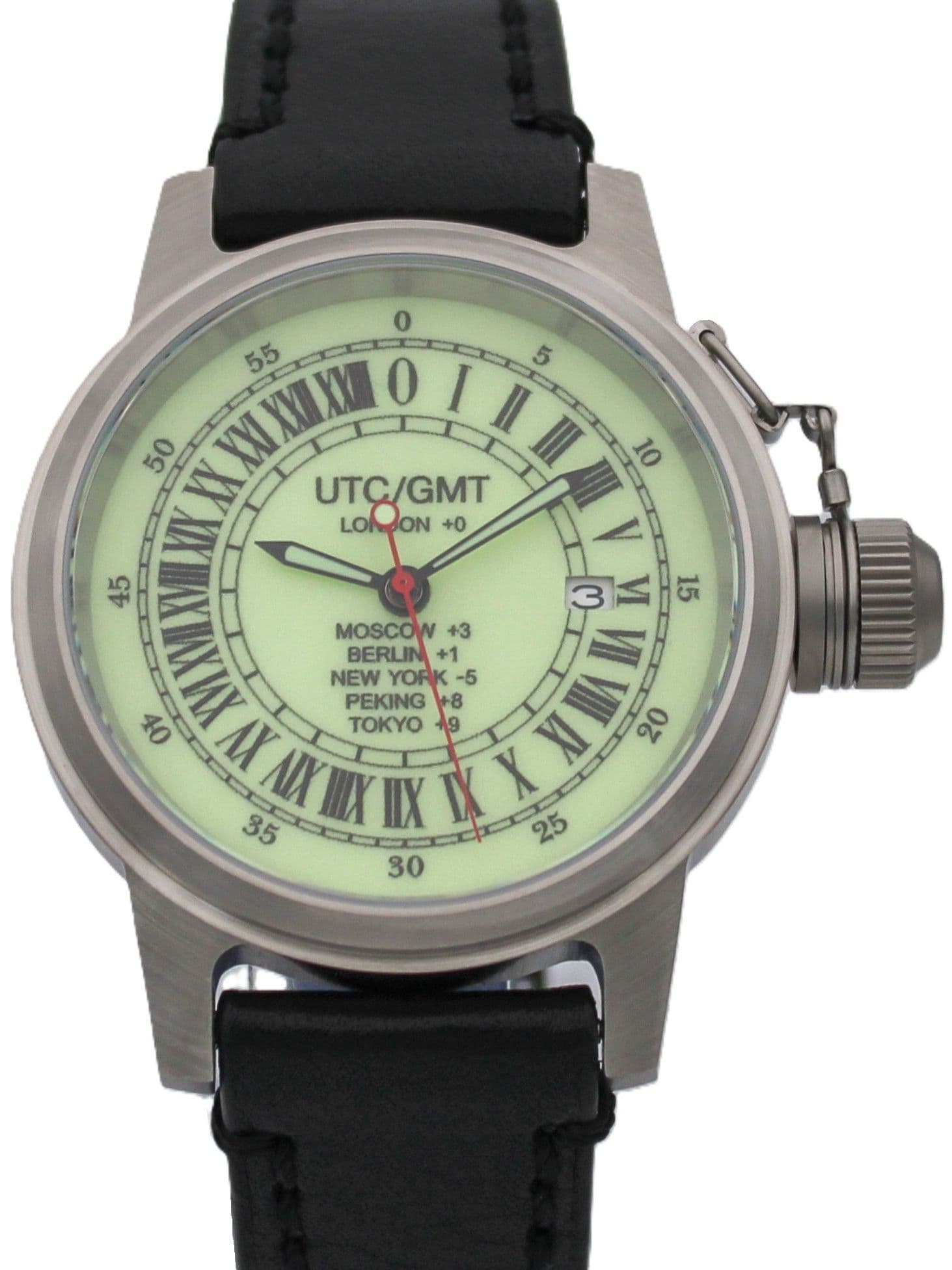 Часы Полярные UTC / GMT с автоподзаводом (Seiko NH34A) 45.229.01