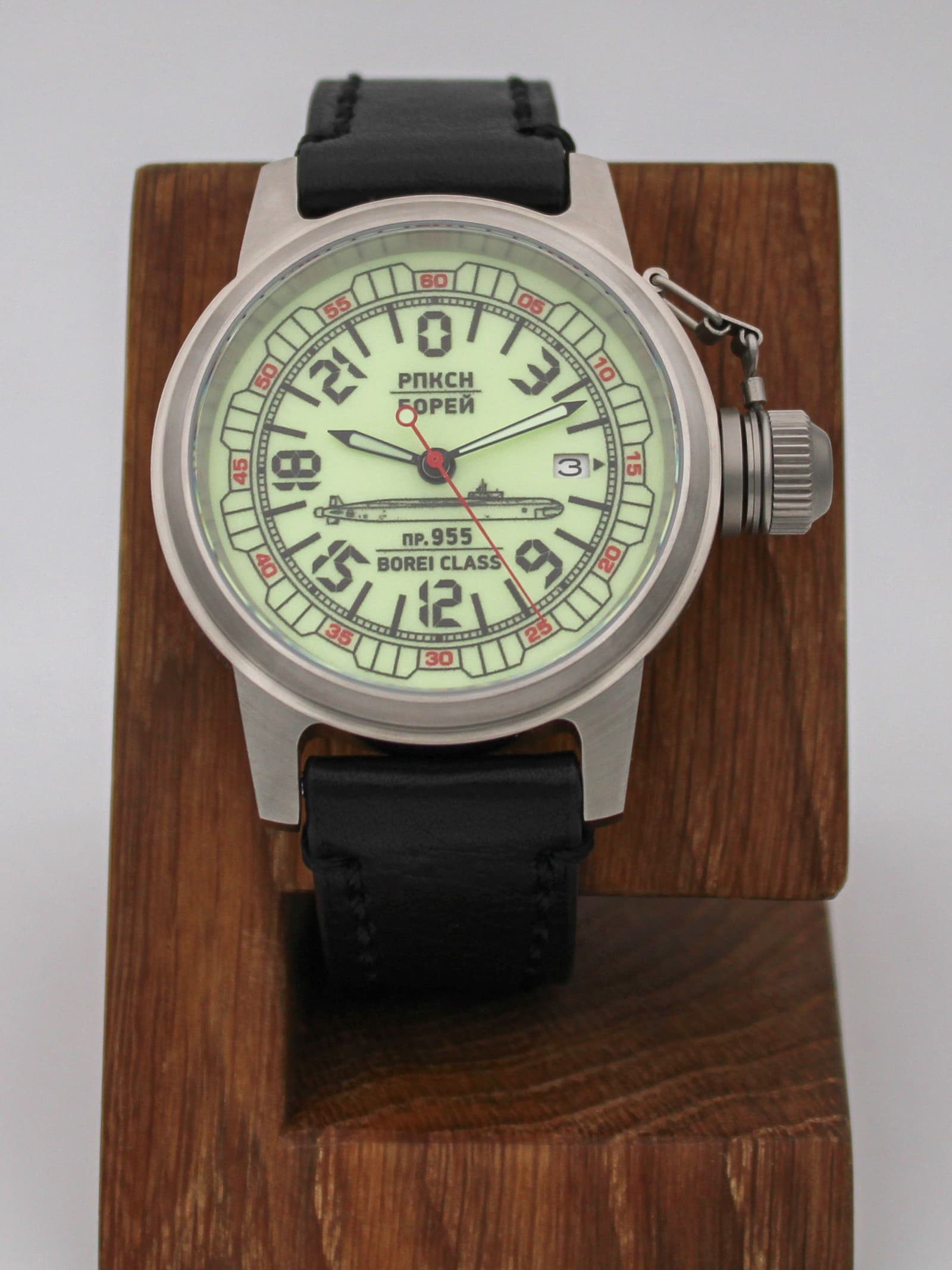 Часы РПКСН 955 Борей (Borei class) механические с автоподзаводом (Seiko NH34A) 45.190.01