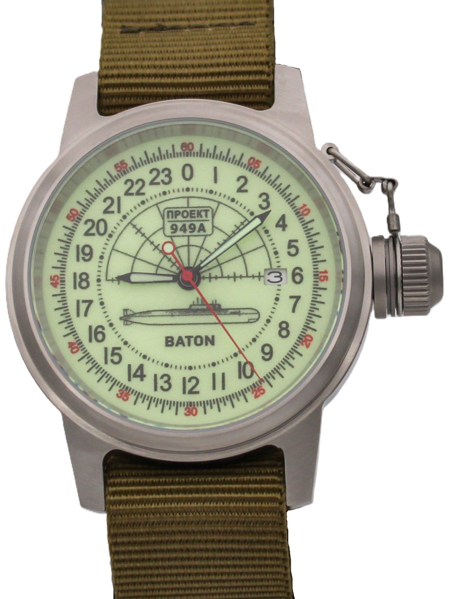 Часы 949А / Baton механические с автоподзаводом (Seiko NH34A) 45.046.21