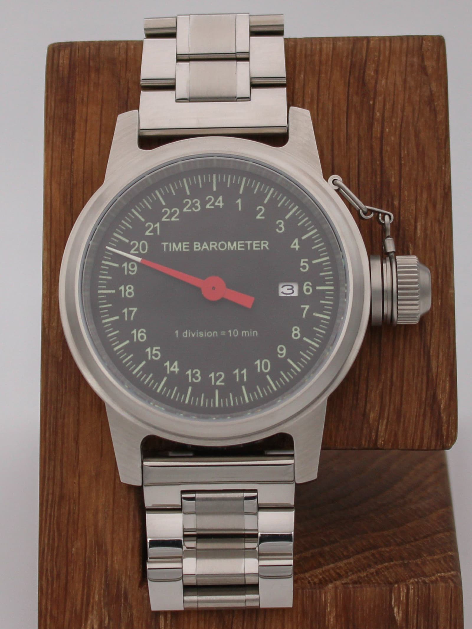 Часы Time Barometer однострелочные механические с автоподзаводом (Seiko NH34A) 45.601.2