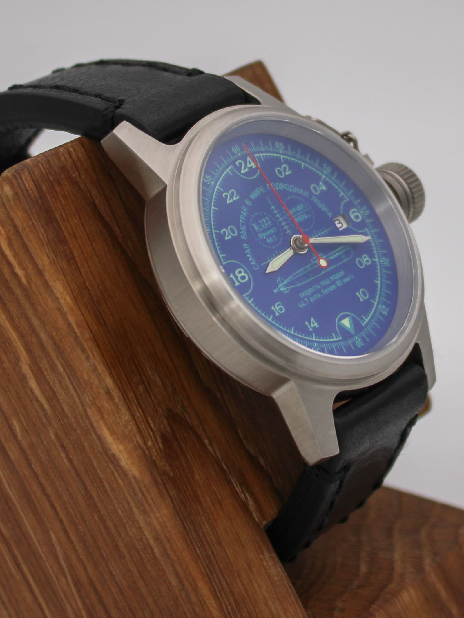 Часы К-222 / Анчар (Papa) механические с автоподзаводом (Seiko NH34A) 45.037.01
