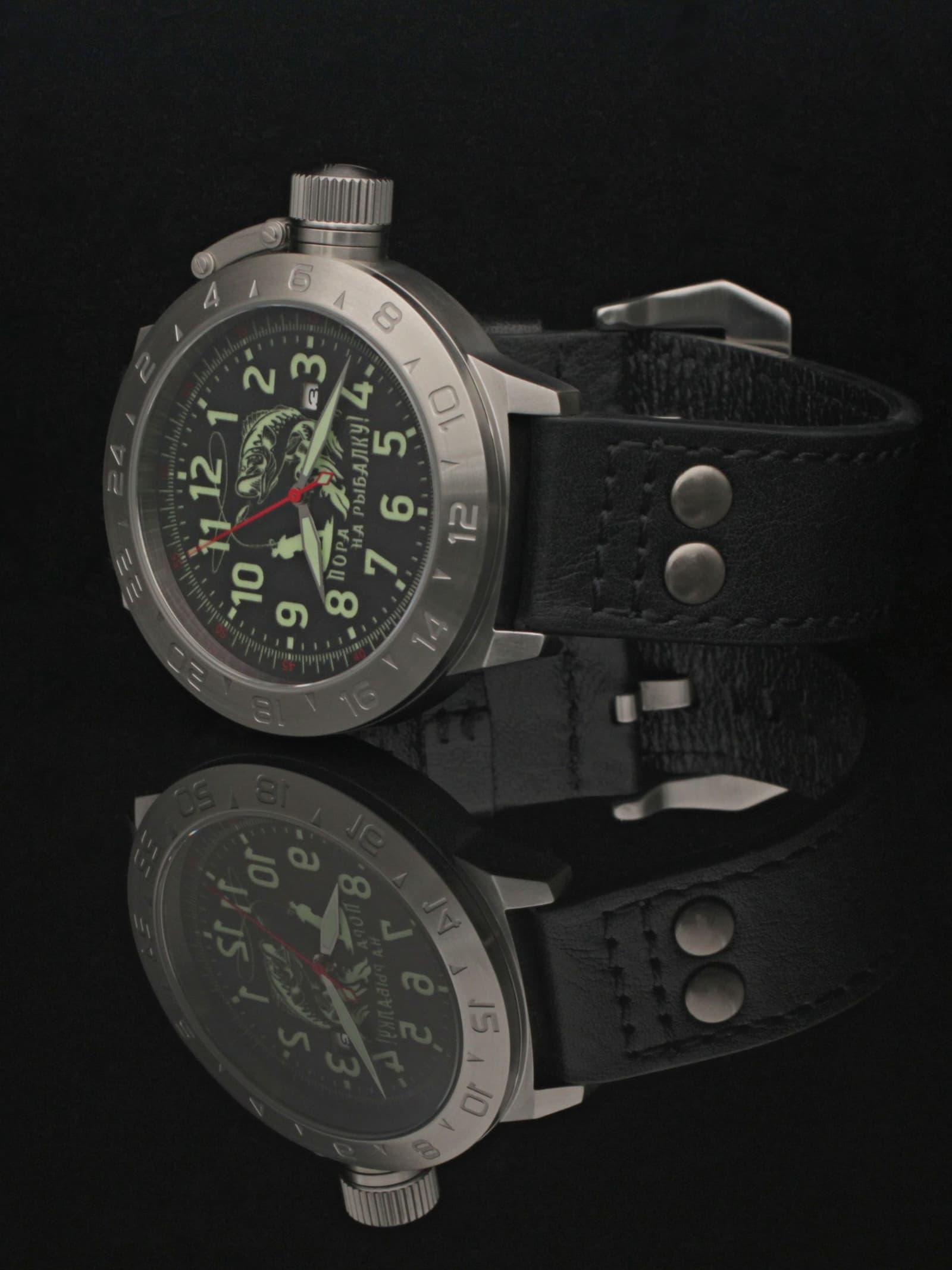 Часы "Пора на рыбалку!" механические с автоподзаводом (Seiko NH35A) 52.176.01