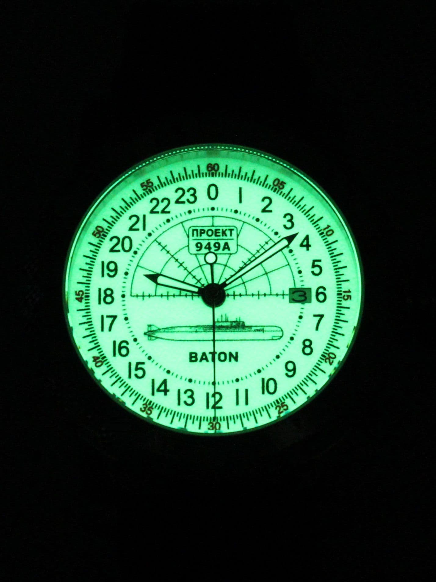 Часы 949А / Baton механические с автоподзаводом (Seiko NH34A) 47.046.2