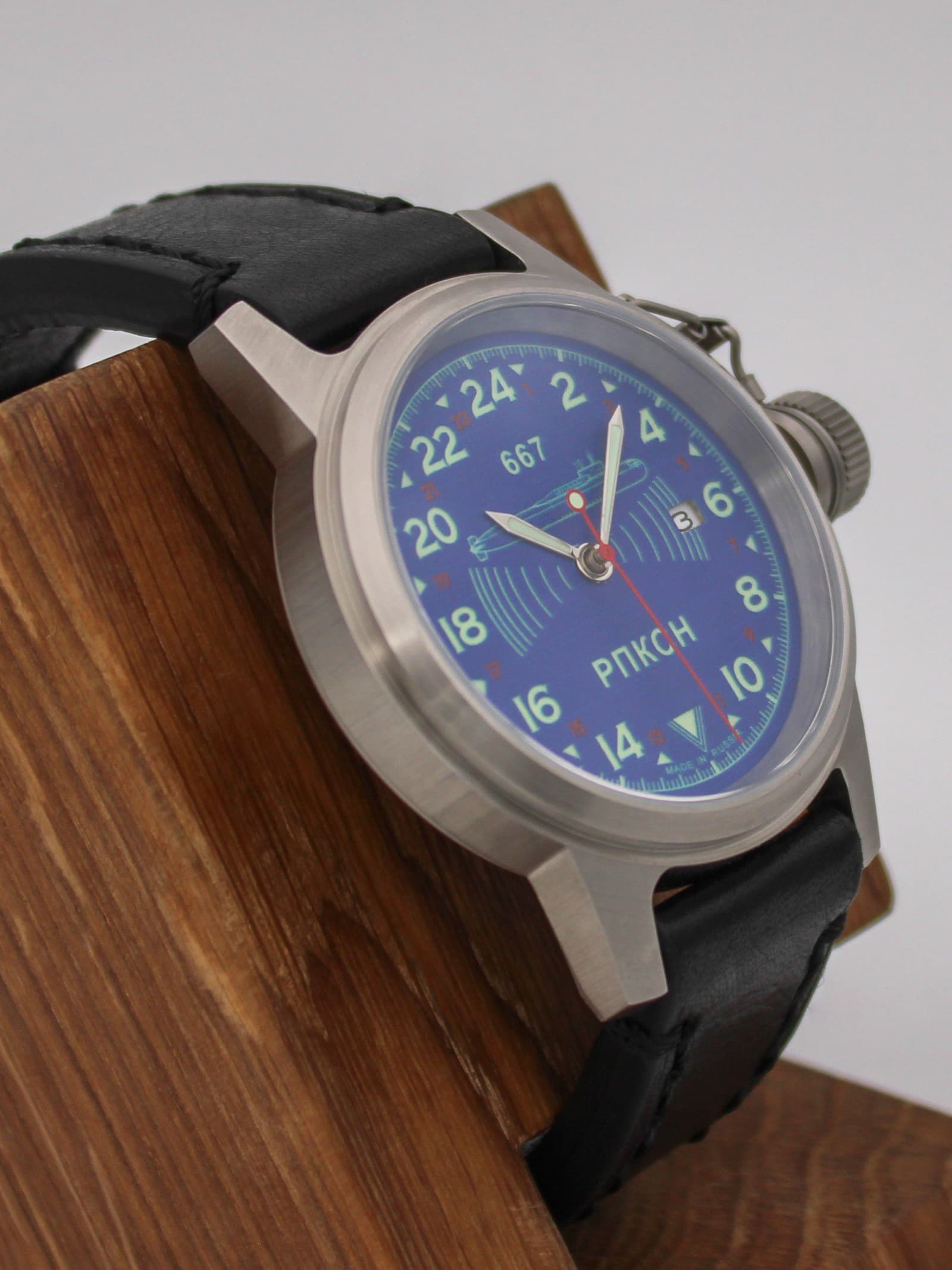 Часы 667 РПКСН механические с автоподзаводом (Seiko NH34A) 45.040.01