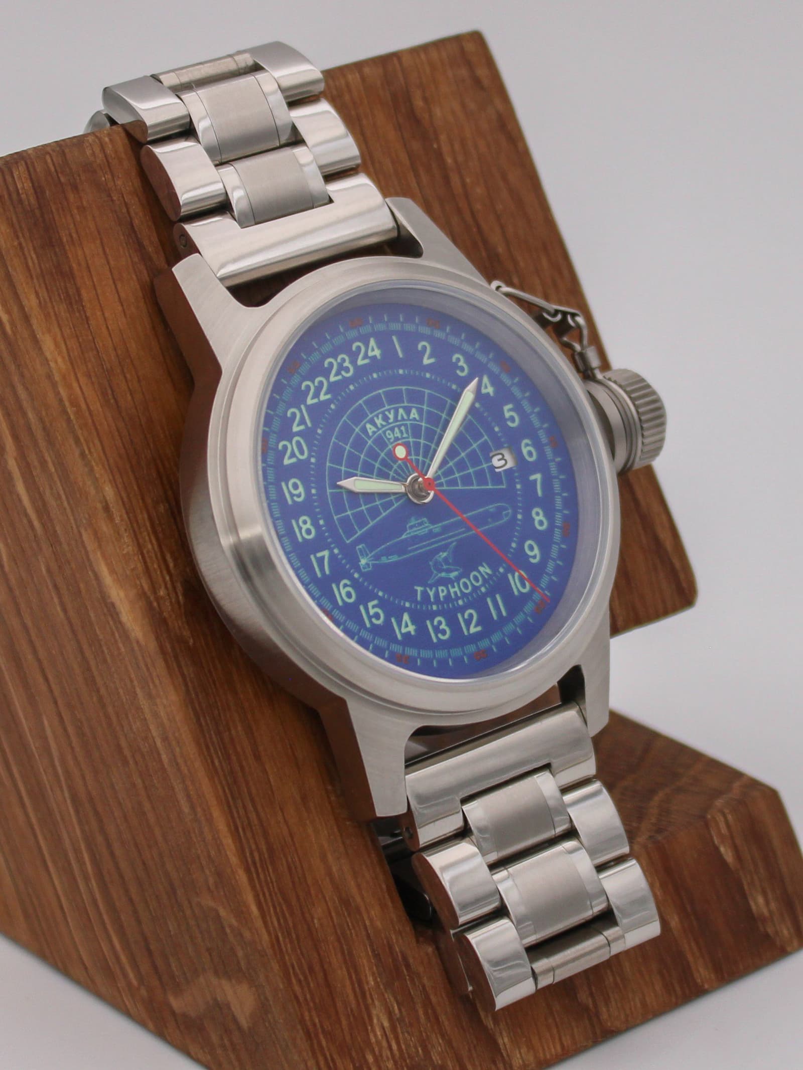 Часы 941 / Акула (Typhoon) механические с автоподзаводом (Seiko NH34A) 45.146.2