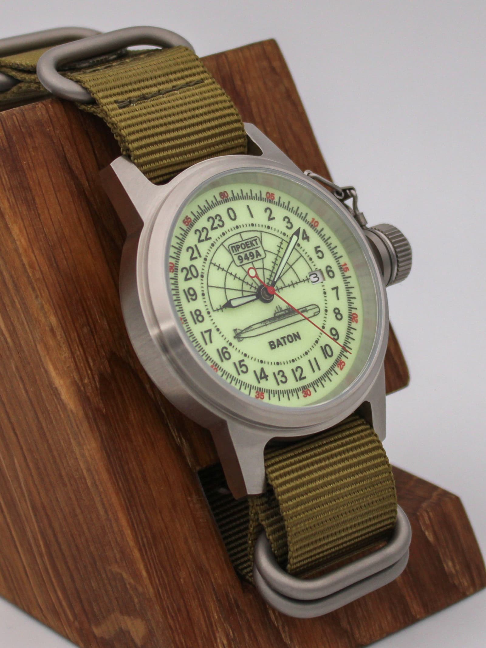 Часы 949А / Baton механические с автоподзаводом (Seiko NH34A) 45.046.21