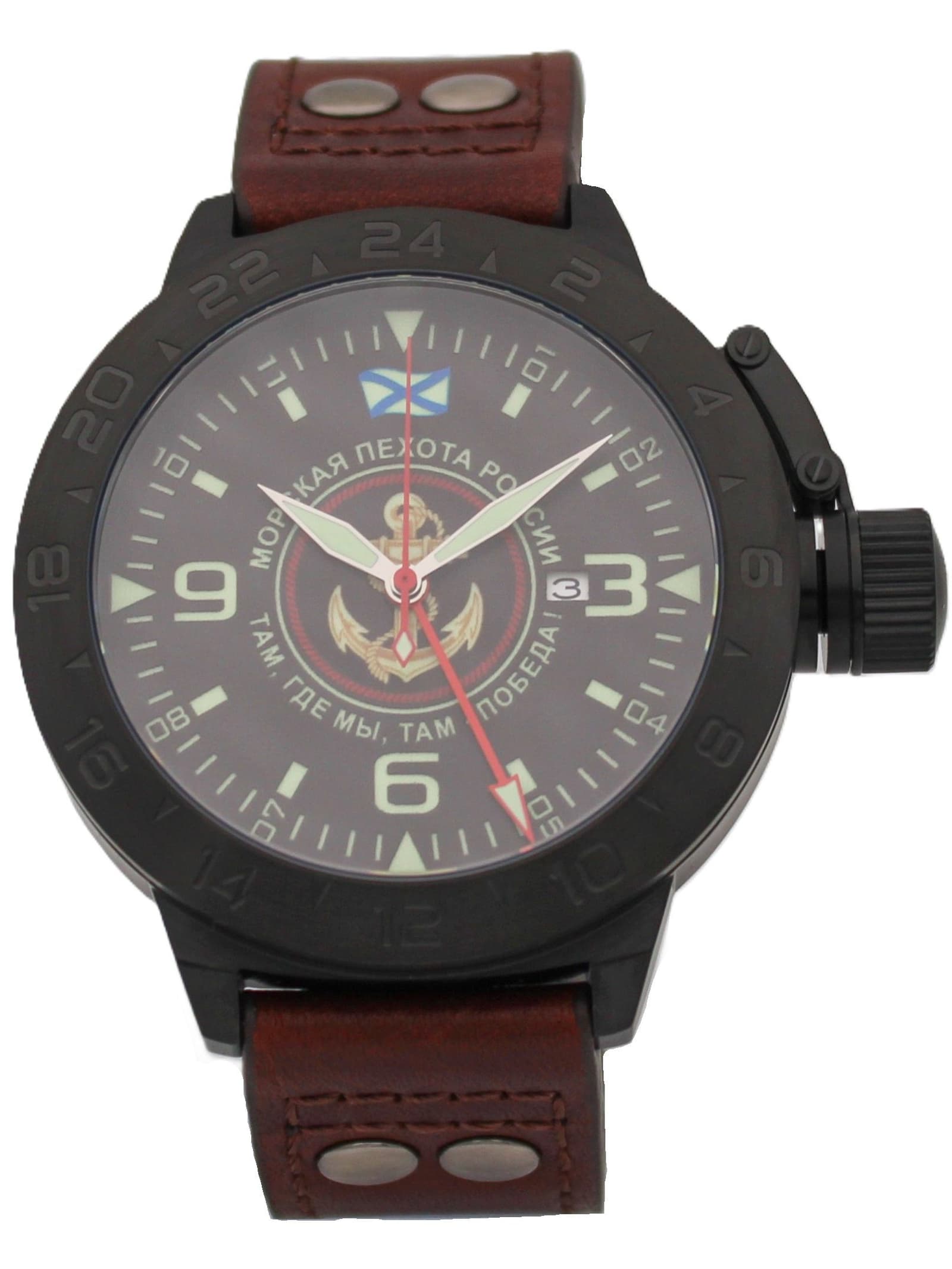 Часы Морская пехота механические с автоподзаводом (Seiko NH34A) 152.167.02
