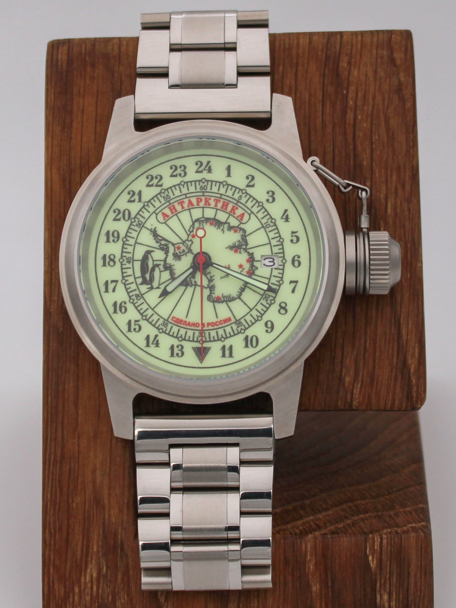 Часы Полярные / Антарктика механические с автоподзаводом (Seiko NH34A) 45.140.2