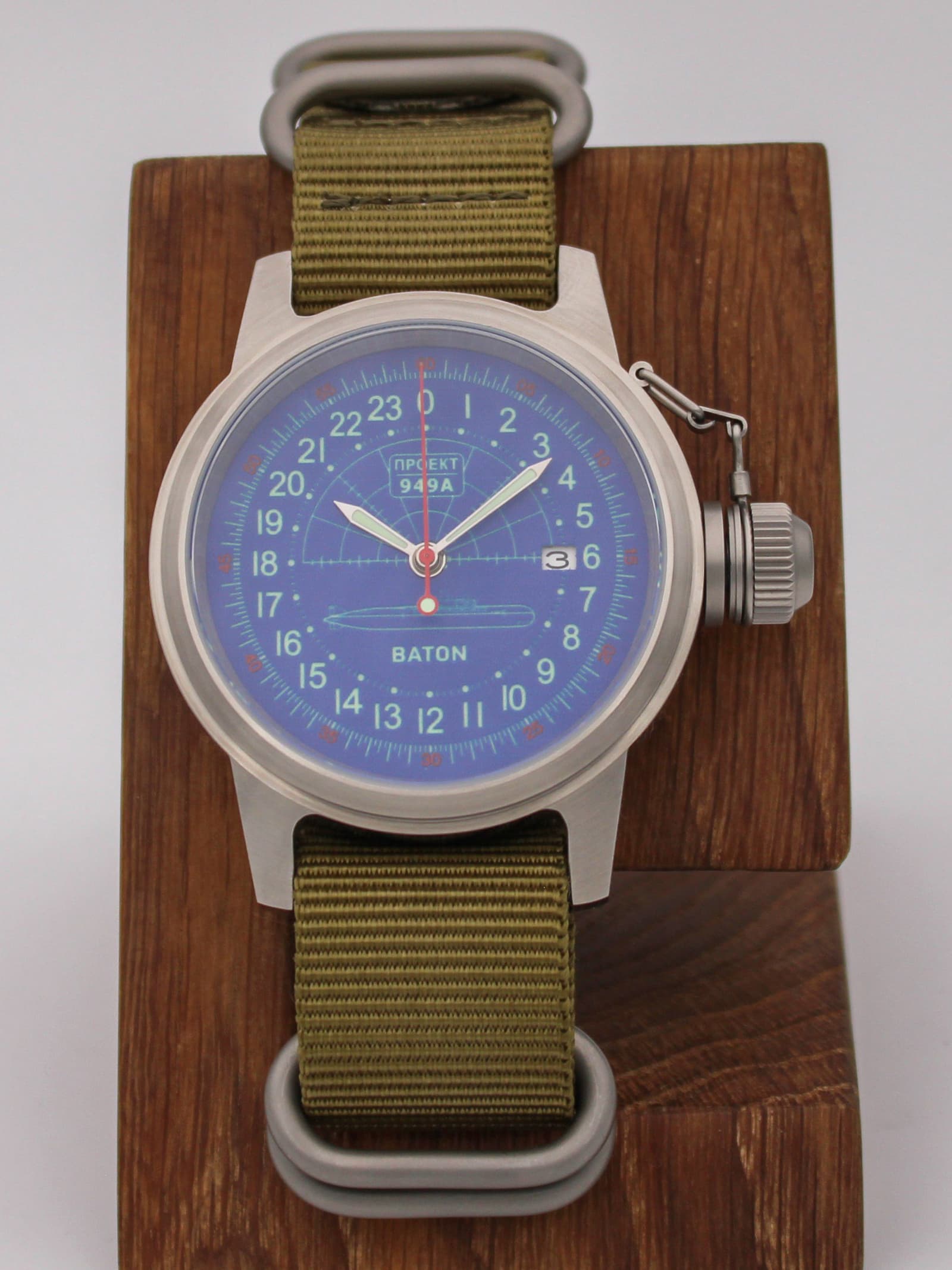 Часы 949А / Baton механические с автоподзаводом (Seiko NH34A) 45.049.21