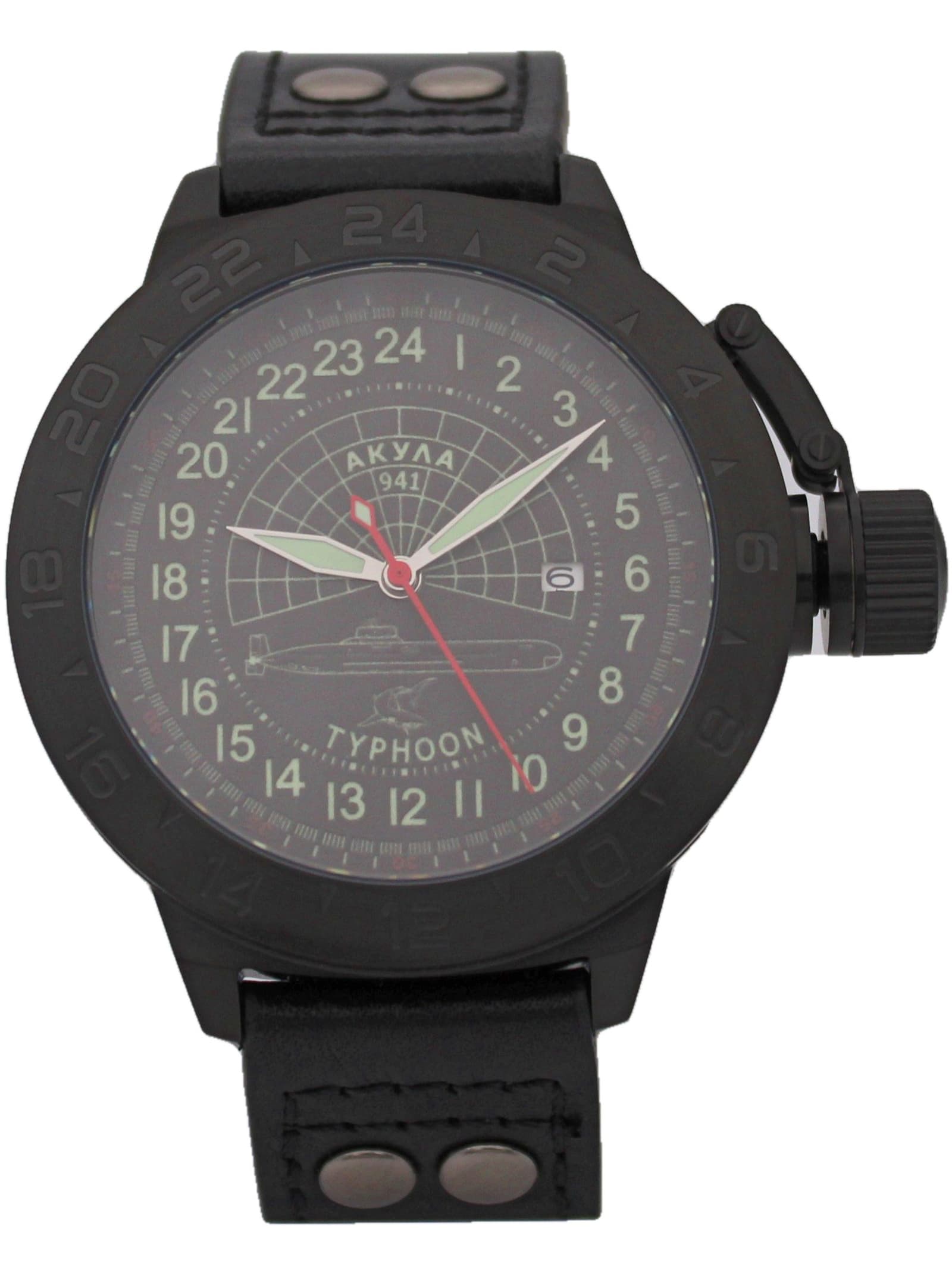 Часы 941 / Акула (Typhoon) механические с автоподзаводом (Seiko NH34A) 152.145.01