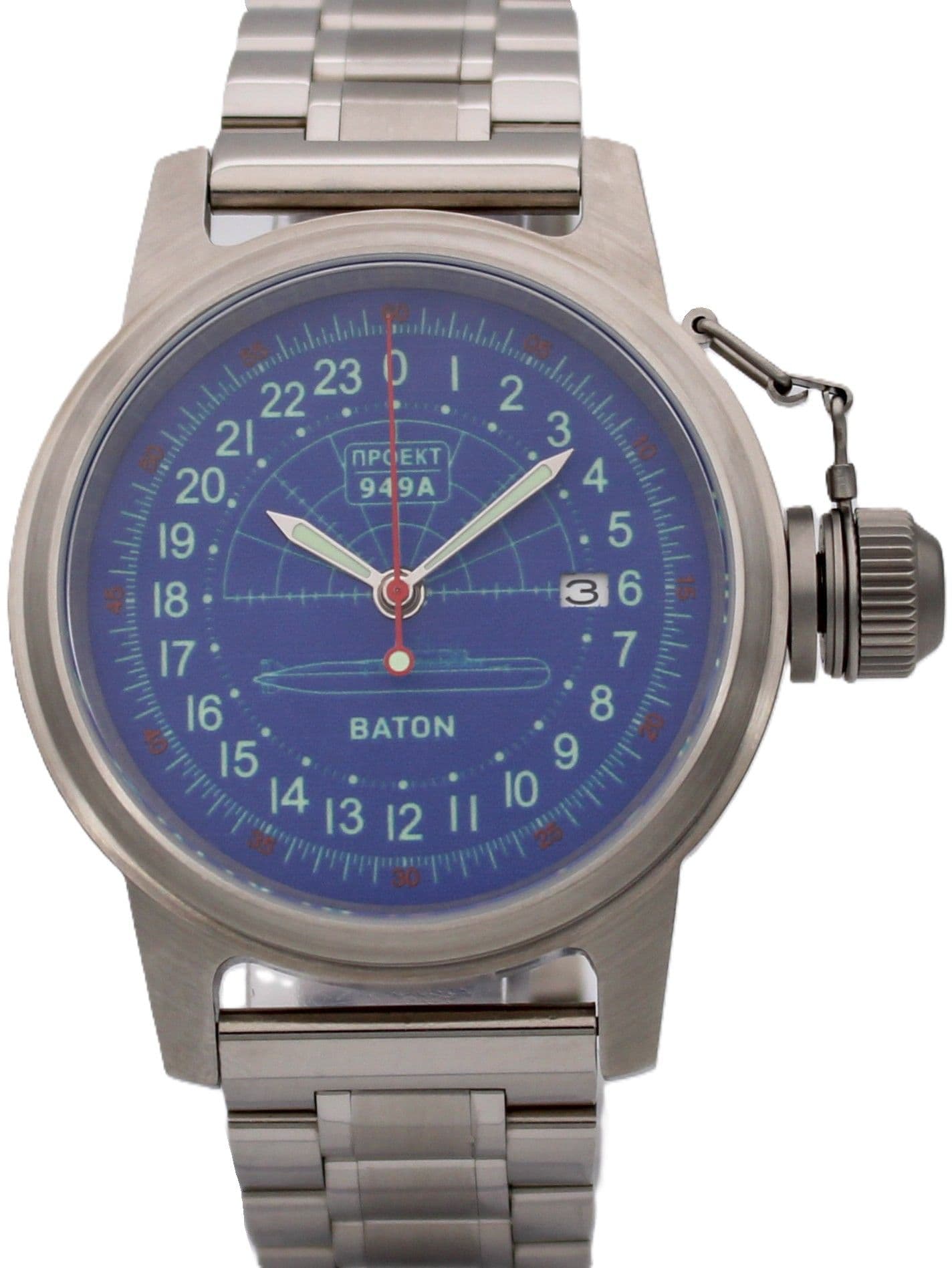Часы 949А / Baton механические с автоподзаводом (Seiko NH34A) 45.049.2
