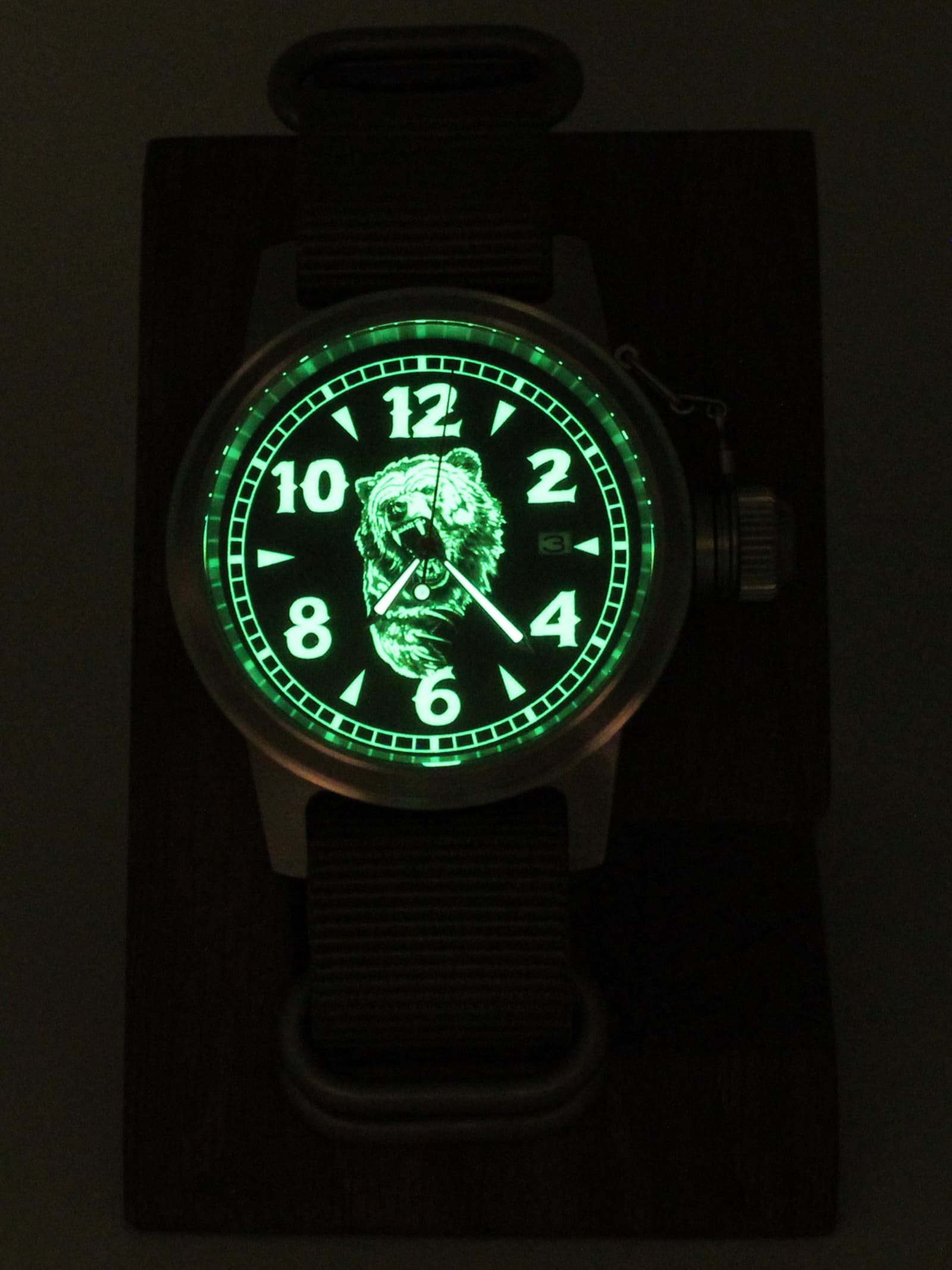 Часы Медведь механические с автоподзаводом (Seiko NH35A) 45.318.21