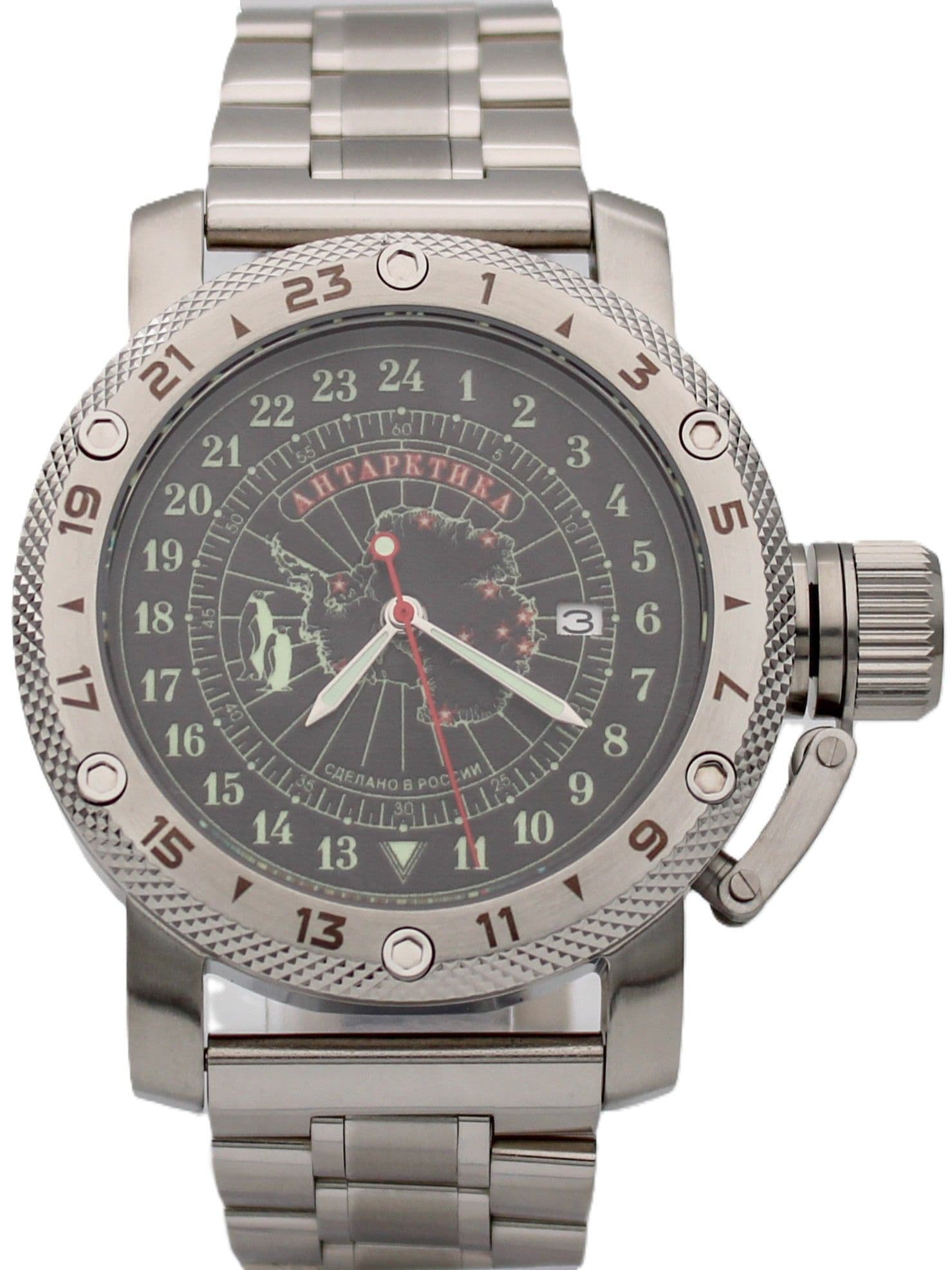 Часы Полярные / Антарктика механические с автоподзаводом (Seiko NH34A) 47.141.2