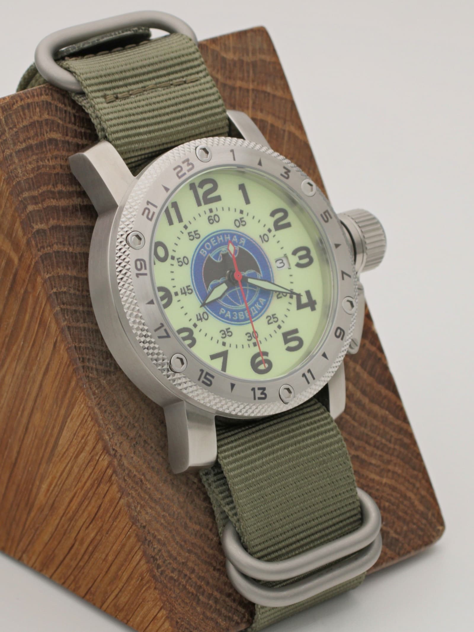 Часы Военная разведка механические с автоподзаводом (Seiko NH35A) 47.168.21