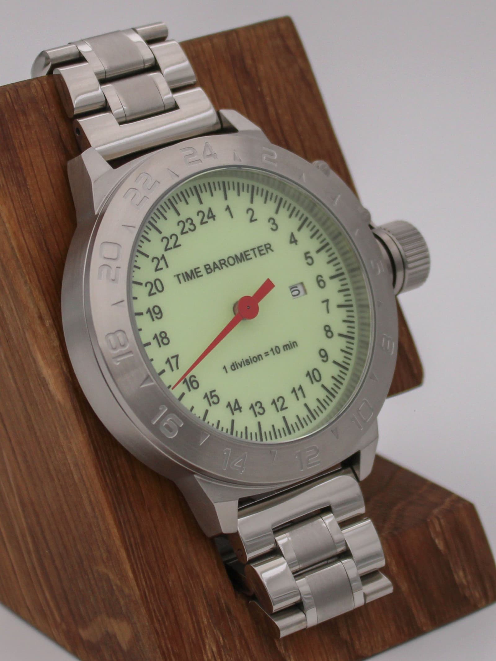Часы Time Barometer однострелочные механические с автоподзаводом (Seiko NH34A) 52.600.2