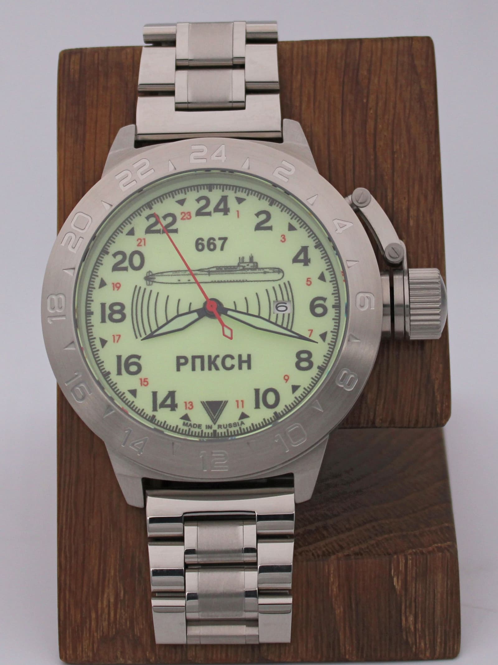 Часы 667 РПКСН механические с автоподзаводом (Seiko NH34A) 52.038.2