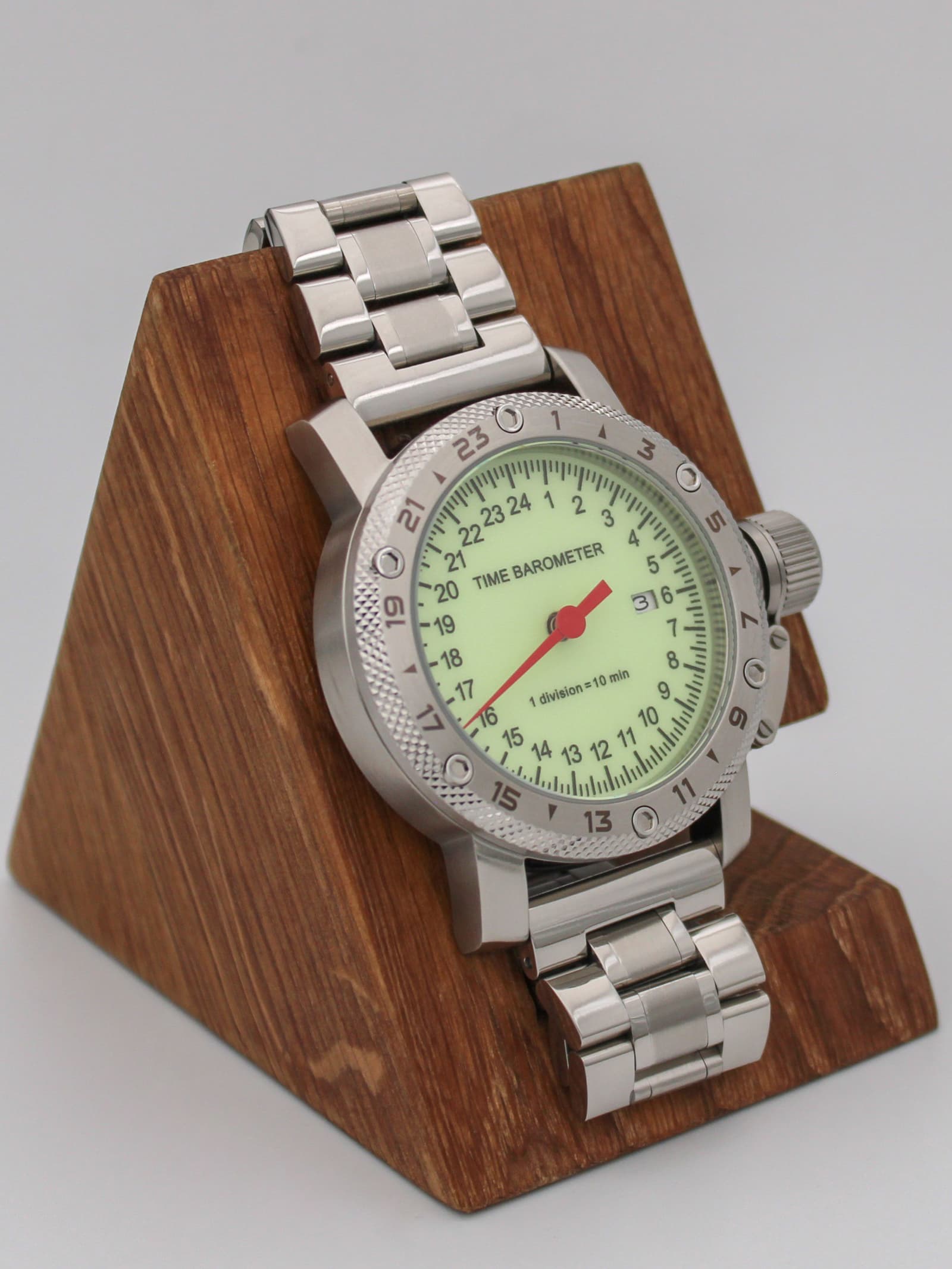 Часы Time Barometer однострелочные механические с автоподзаводом (Seiko NH34A) 47.600.2