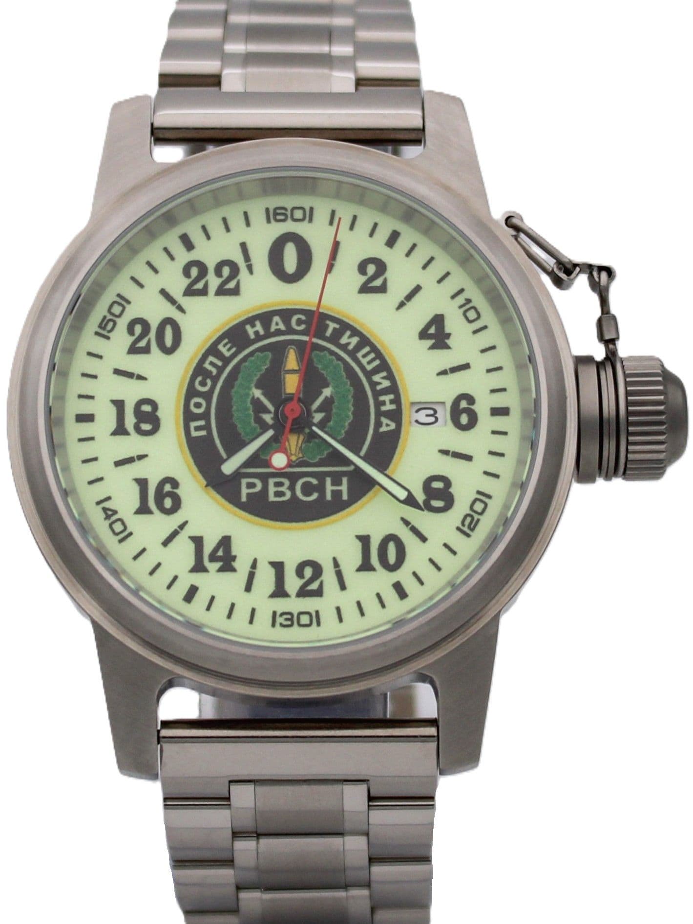 Часы РВСН механические с автоподзаводом (Seiko NH34A) 45.160.2