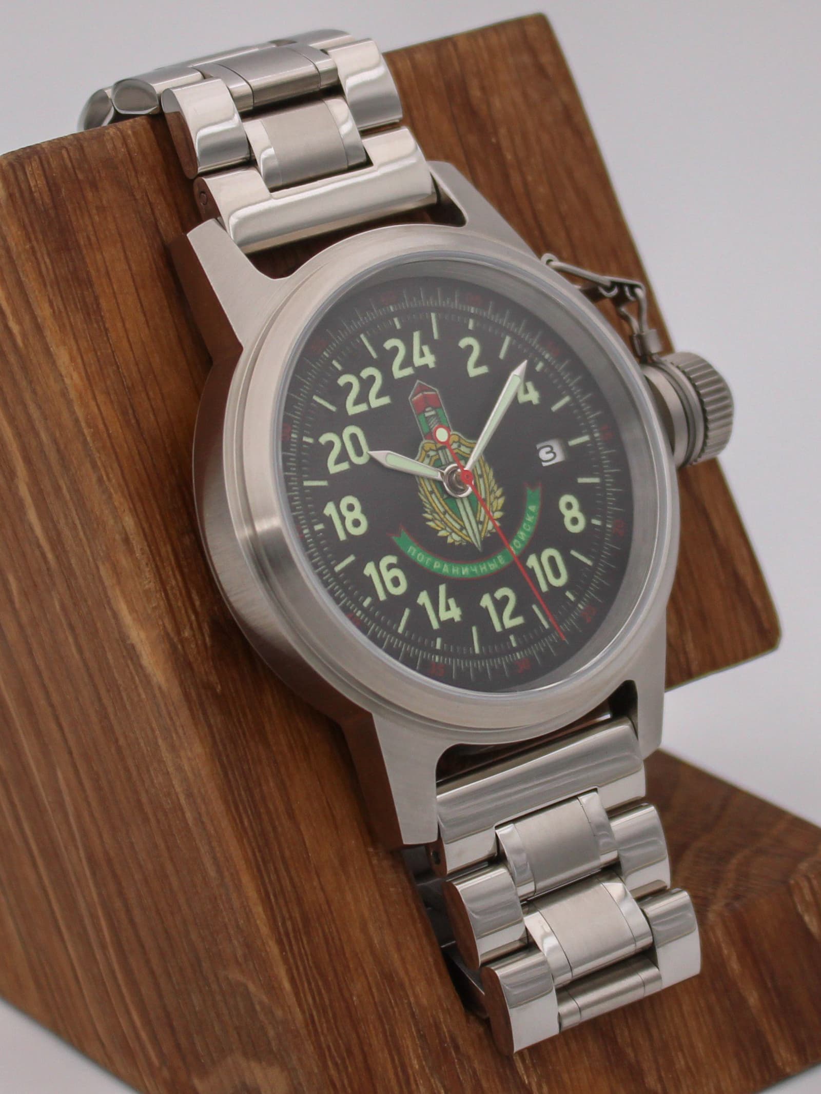 Часы Погранвойска механические с автоподзаводом (Seiko NH34A) 45.174.2