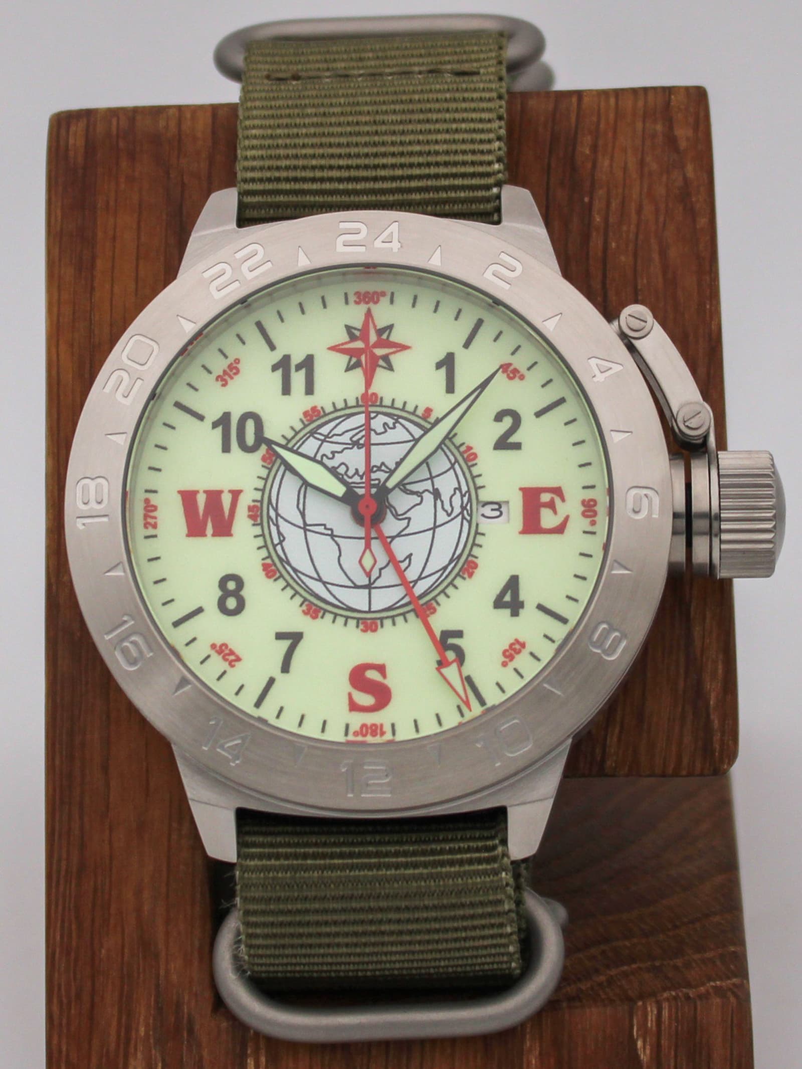 Часы Компас механические с автоподзаводом (Seiko NH34A) 52.186.21